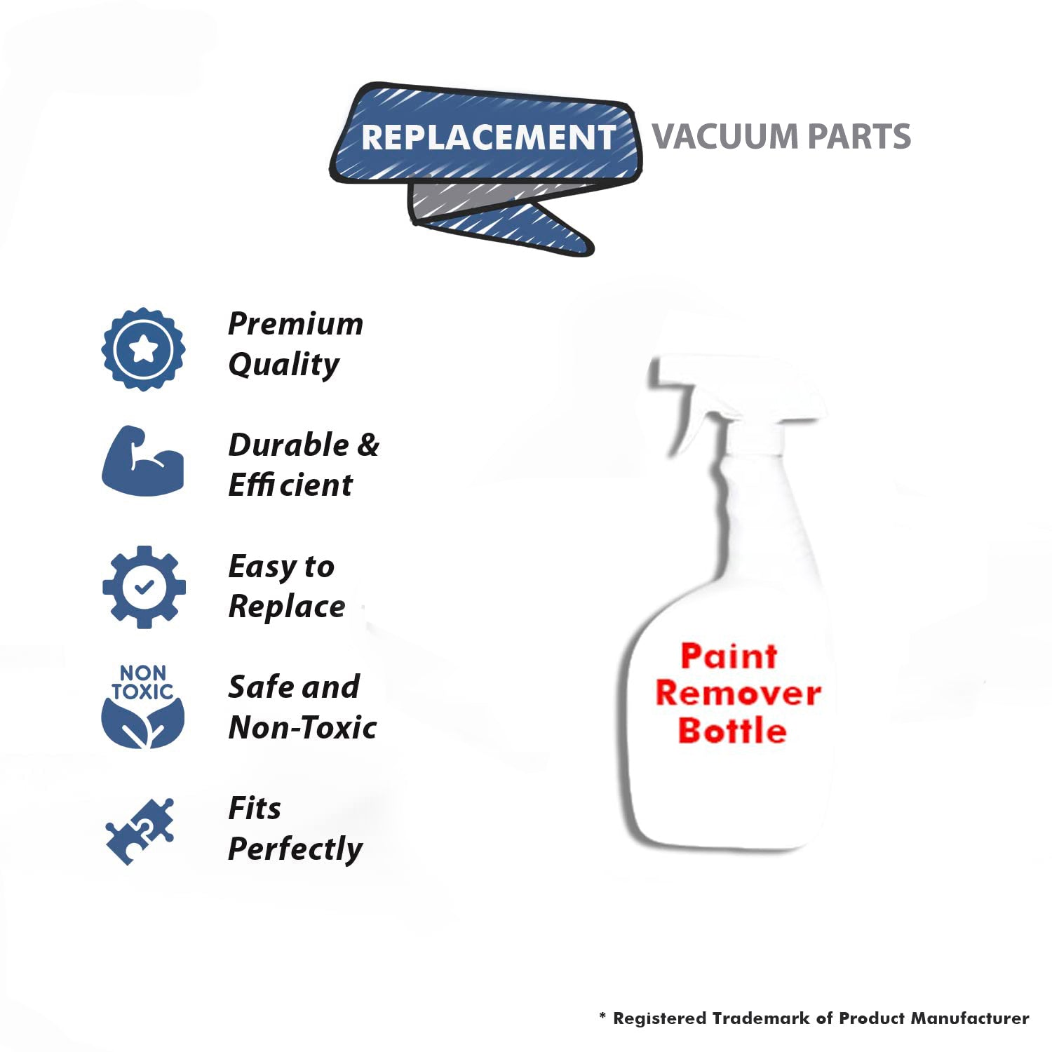 Topvacuumparts Replacement for Paint and Graffiti Remover 32 oz Powerful No Drip Gel Markers and Gum # Ccompare to parts UGO-32