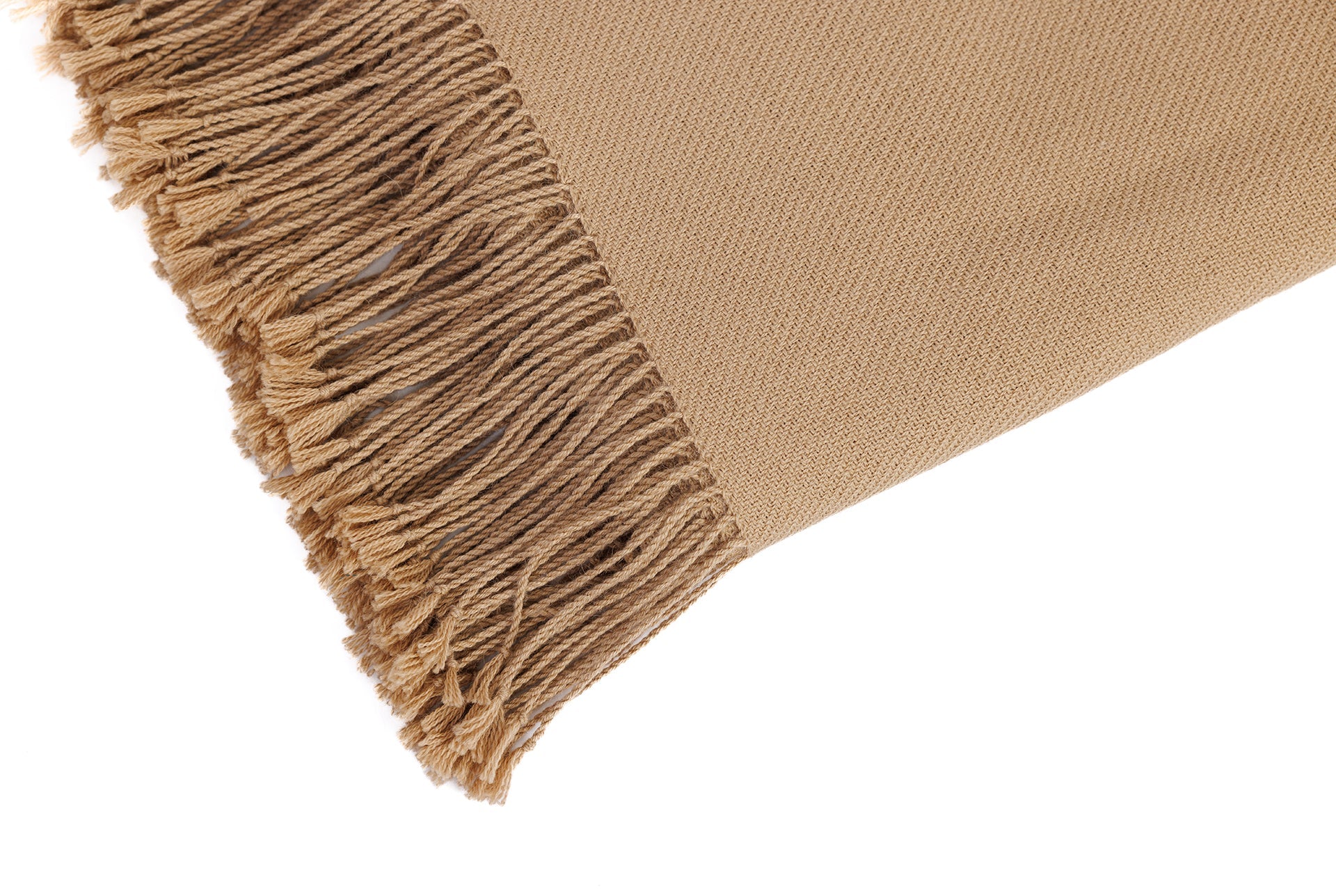 Handloomed Undyed 100% Baby Alpaca - Rich Brown Throw Blanket From Peru - Wasi Collection