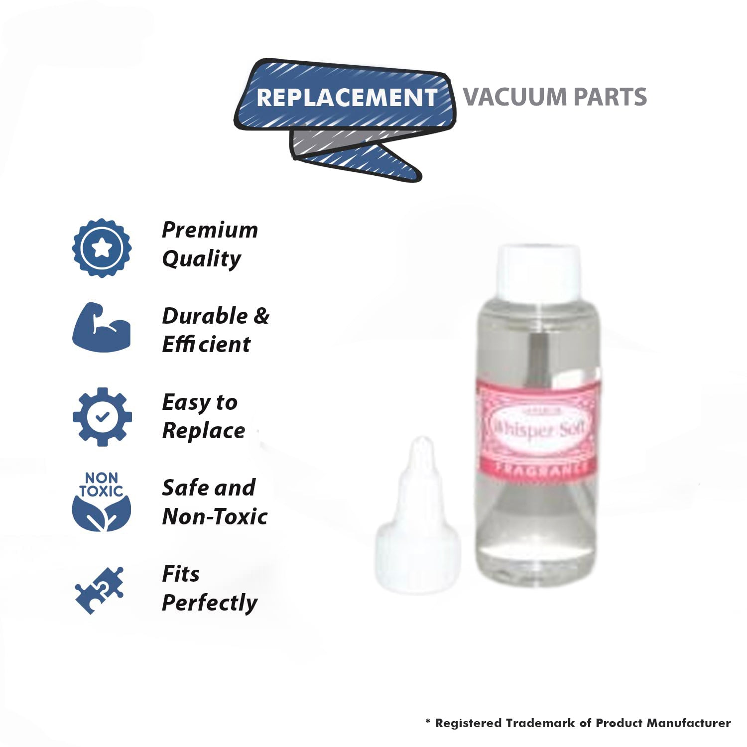 Topvacuumparts Replacement Part For fragrances ltd Vacuum Cleaner Oil Base Whisper Soft fragrance # Compare To Part WHISPERSOFT