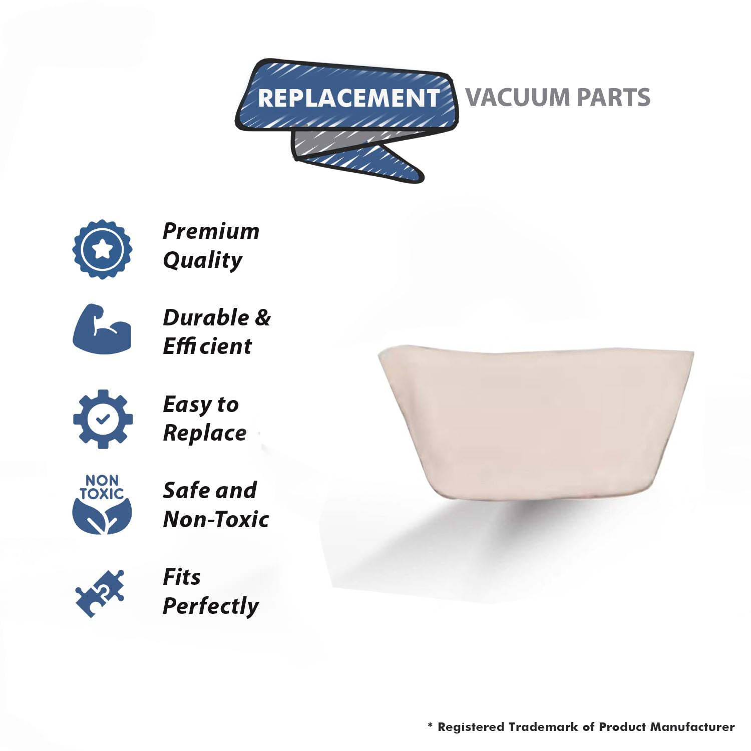 Topvacuumparts Replace Part For shark  IR100 Post-Motor Filter Compatible # compare to parts XPSTMF100
