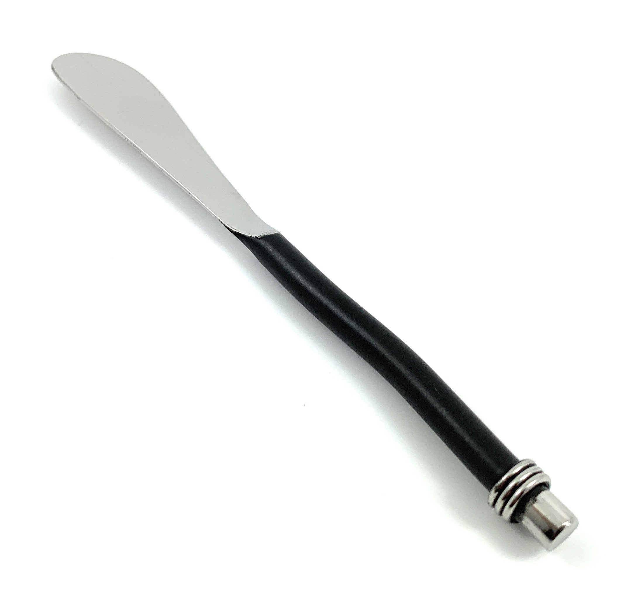 Vibhsa Black Silverware Butter Spreaders Set of 6