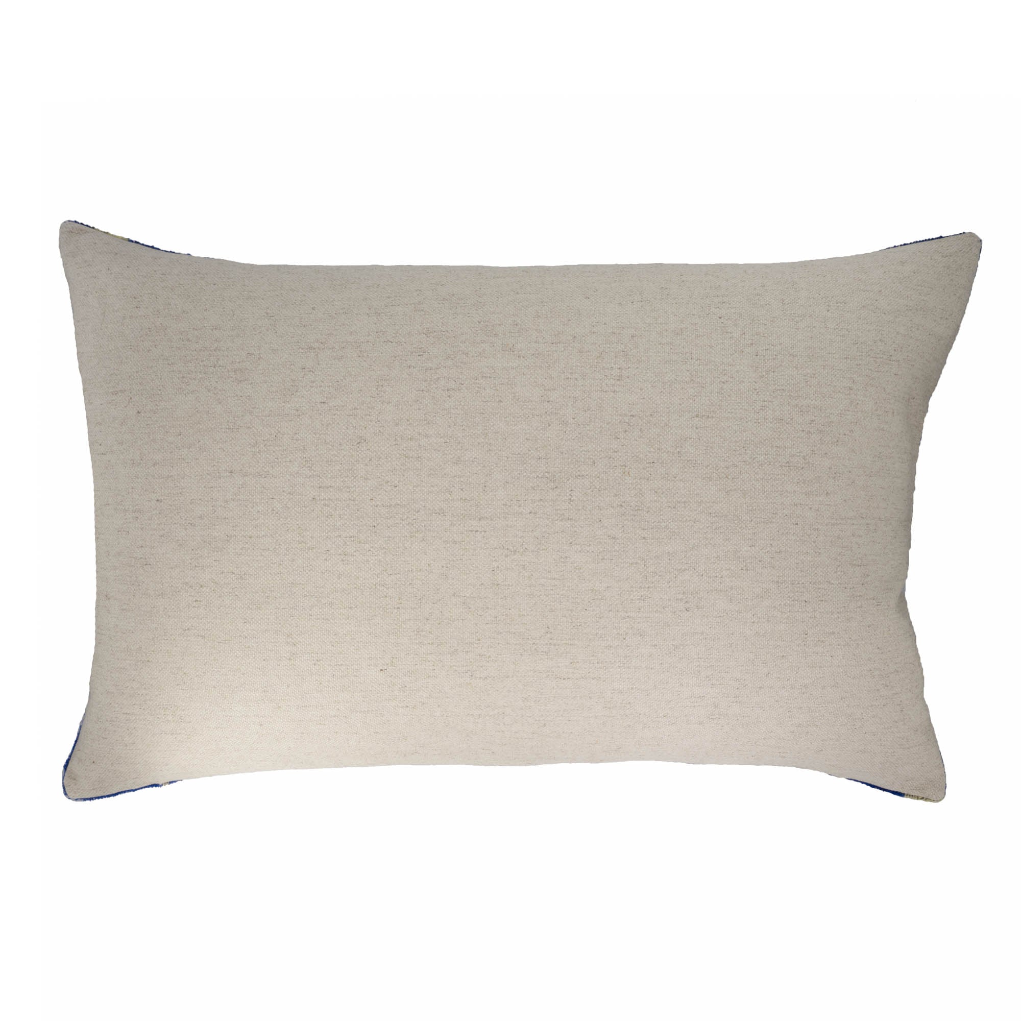 Coastal Silk Velvet Ikat Pillow Cover, 16 x 24