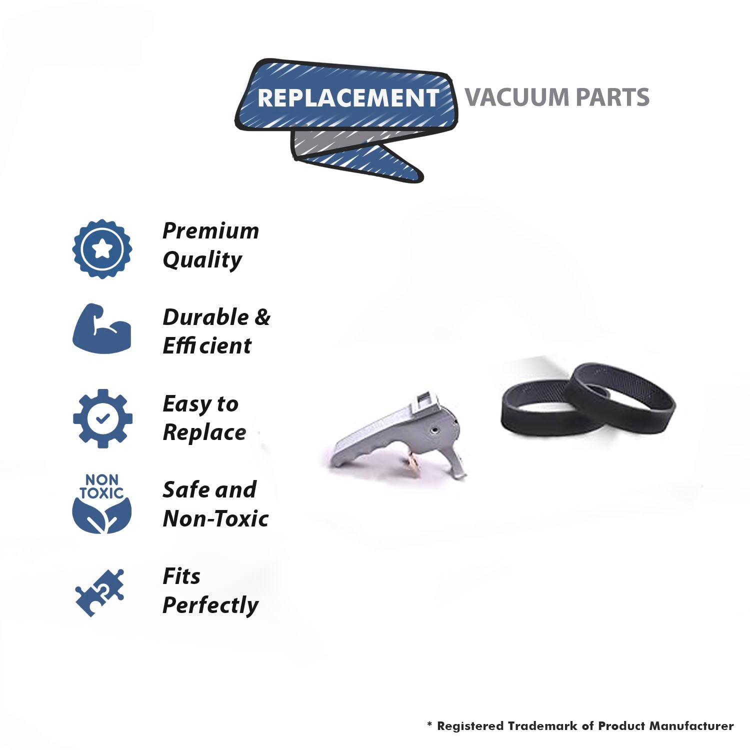 Topvacuumparts Replacement For Kirby Generation 3 Portable Handle Assembly with 2 Belts Compare to Part 201301,301289S