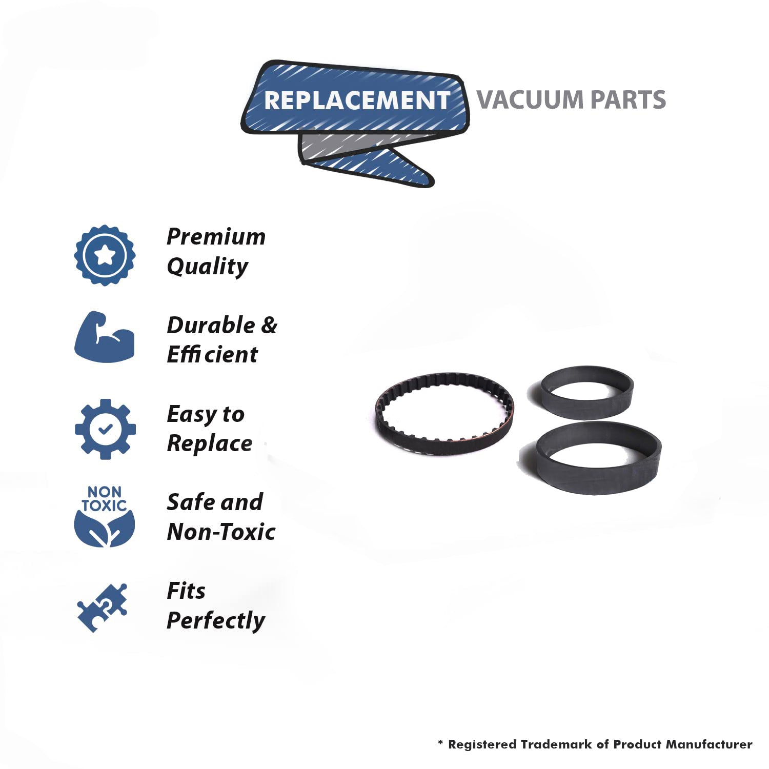 Topvacuumparts Replacement For Bissell 9500, 66Q4 Series Pro Heat 2 Vacuum Upholstery Tools Kit compare to parts 2036651, 2036653