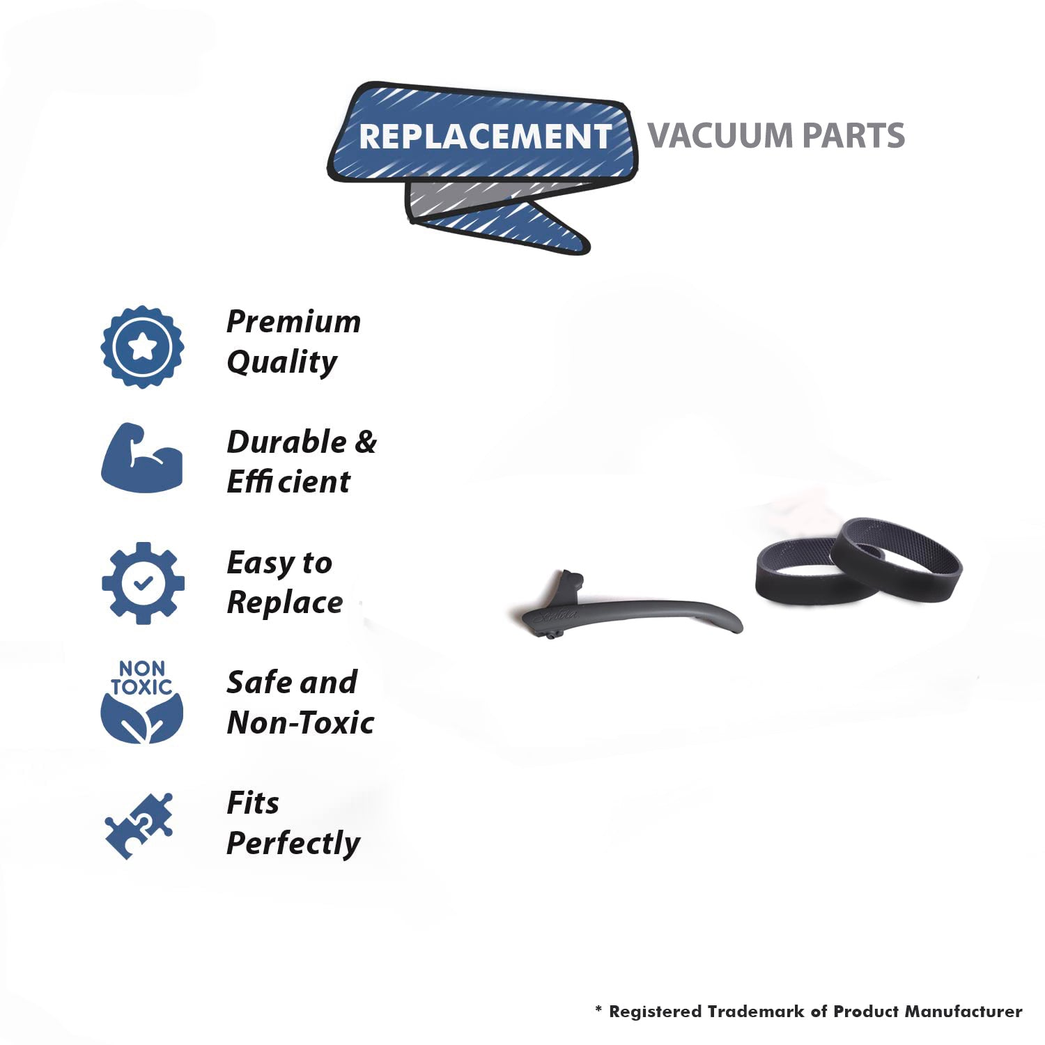 Topvacuumparts Replacement For Kirby Sentria Handle Grip Assembly with 2 Belt Compare to Part 675706 301289S