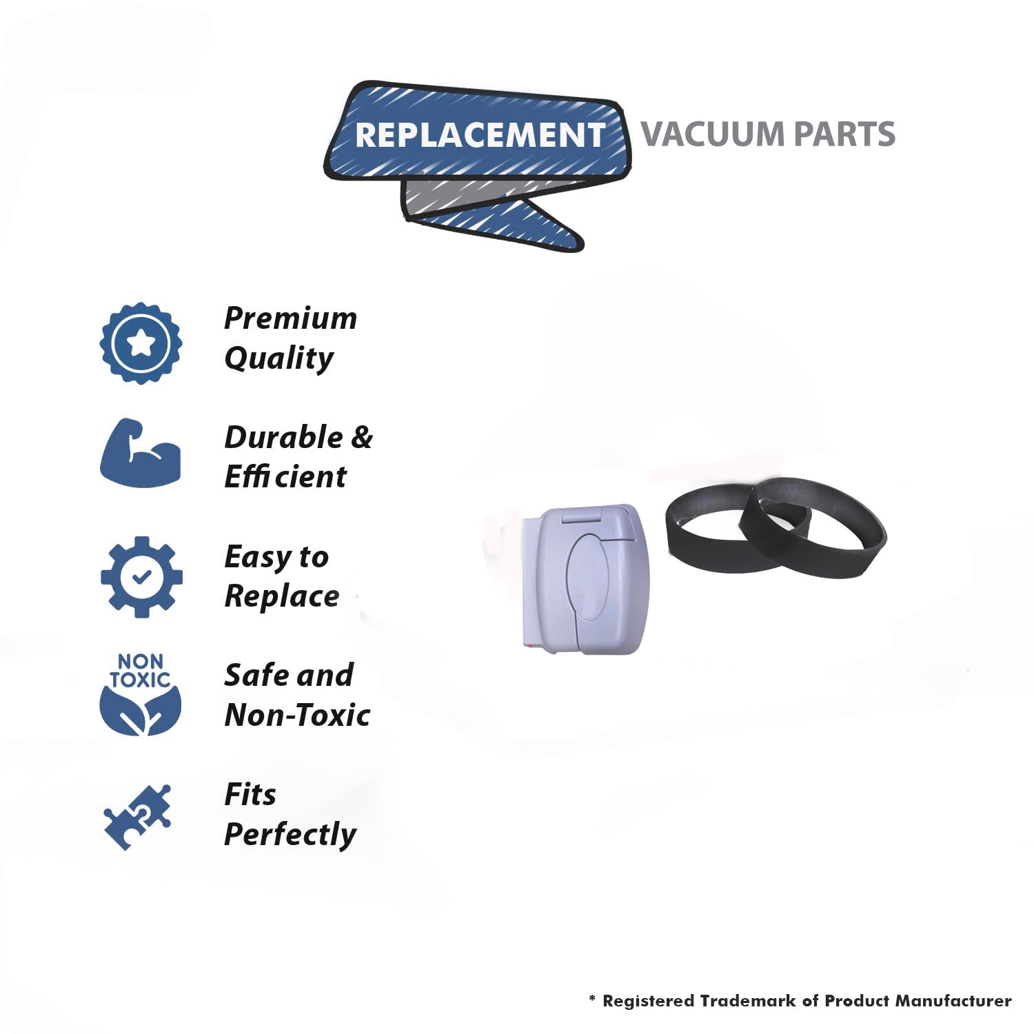 Topvacuumparts Replacement For Kirby Ultimate G Belt Lifter Assembly with 2 Belt Compare to Part 159204 301289S