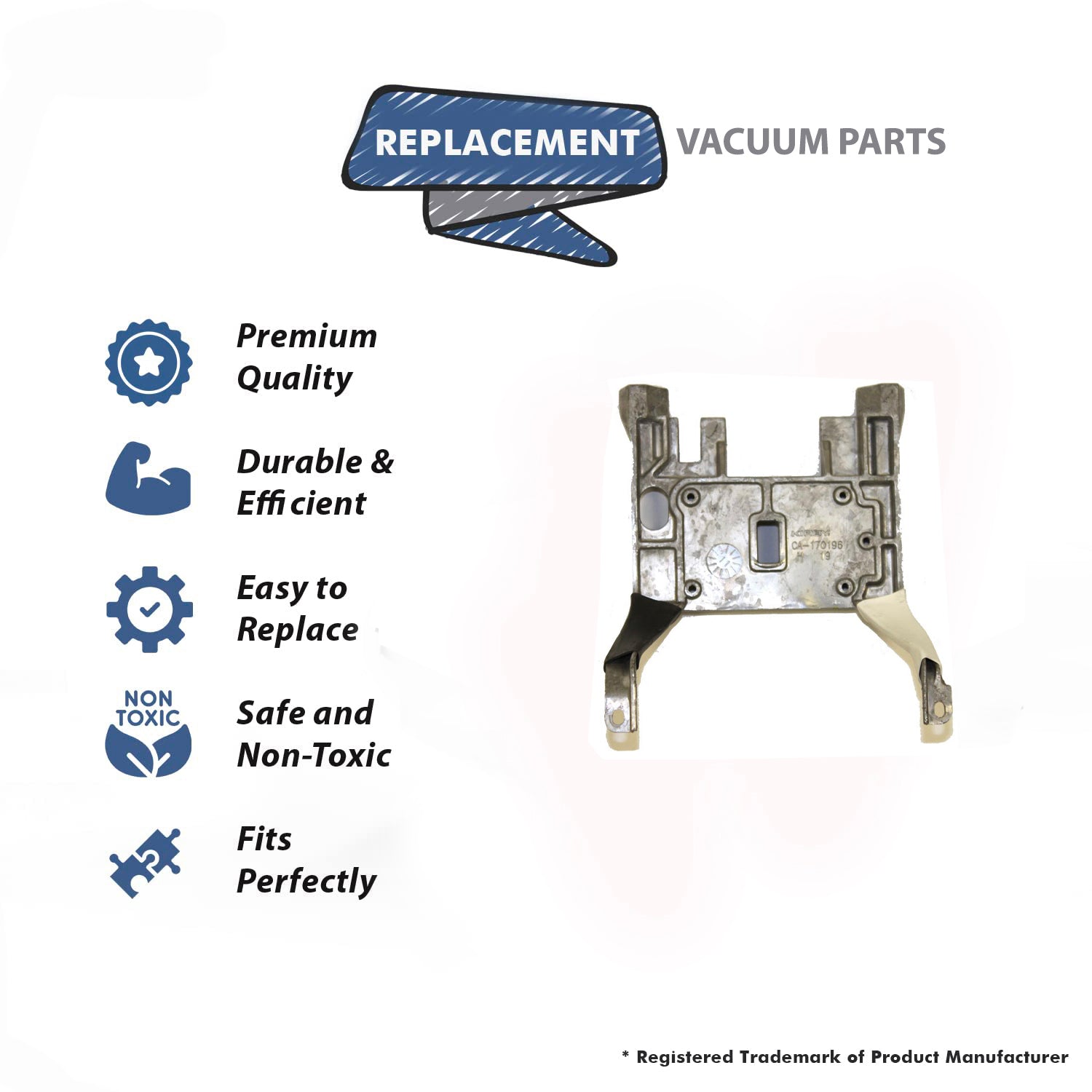 Topvacuumparts Replacement For Kirby G3 Side Bracket Tubing With 2 Belt Compare to Part 894003S 301289S