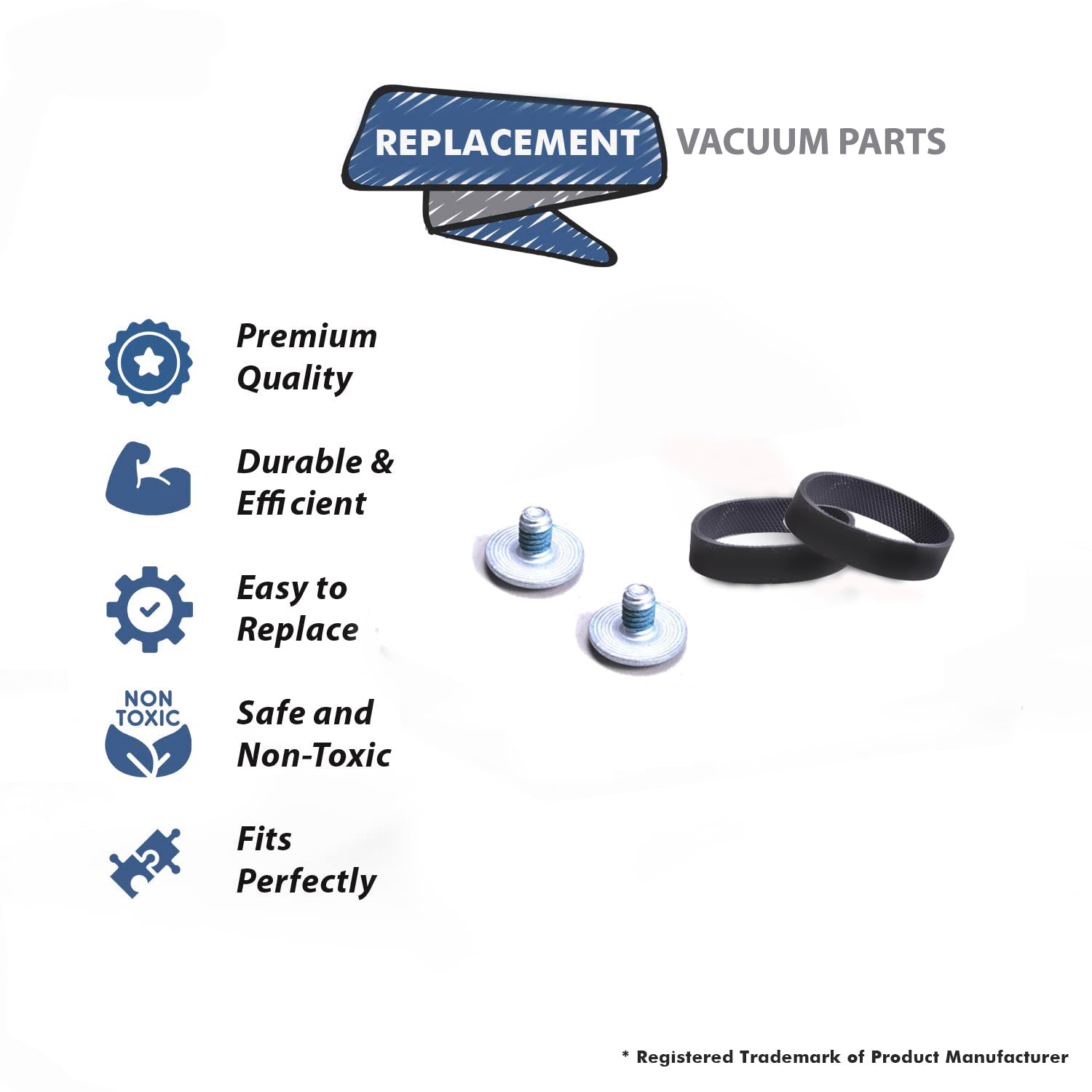 Topvacuumparts Replacement For Kirby G Series Latch Plate Sc with 2 Belt Compare to Part 233797A, 301289S