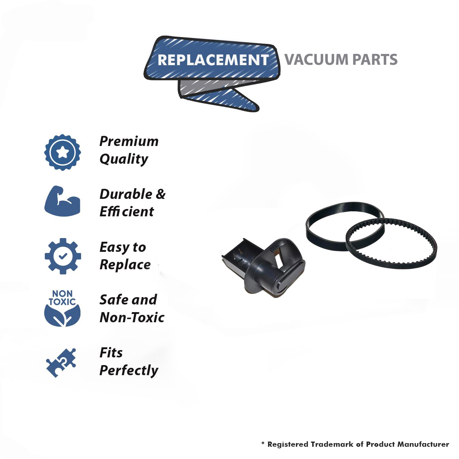 Topvacuumparts Replacement For Bissell Upper Hose Wrap with ProHeat Belt Accessory Kit fits Models 25A32, 25A3C compare to parts 2037198, 6960W