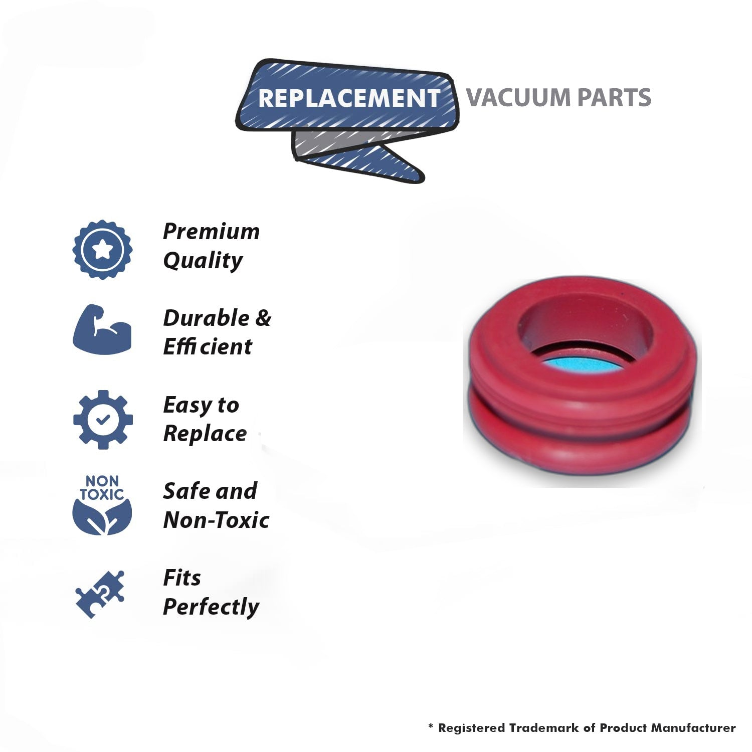 Topvacuumparts Replacement Part For Bissell Autoload ProHeat 2X Vacuum Cleaner Gasket 2# compare to part 2036679