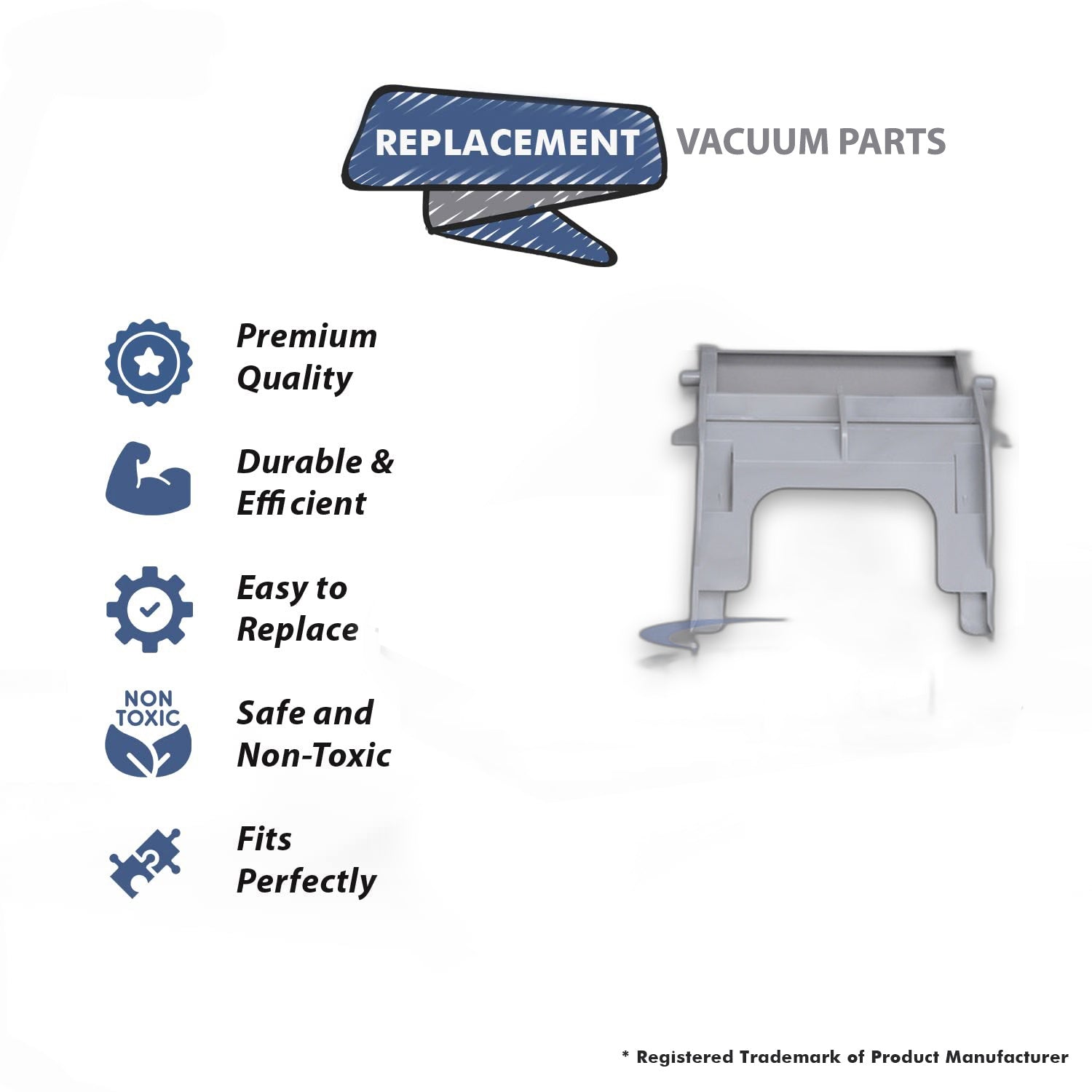 Topvacuumparts Replacement Part For Bosch 2200 Series Canister Vacuum Cleaner Bag Holder # compare to part 265421