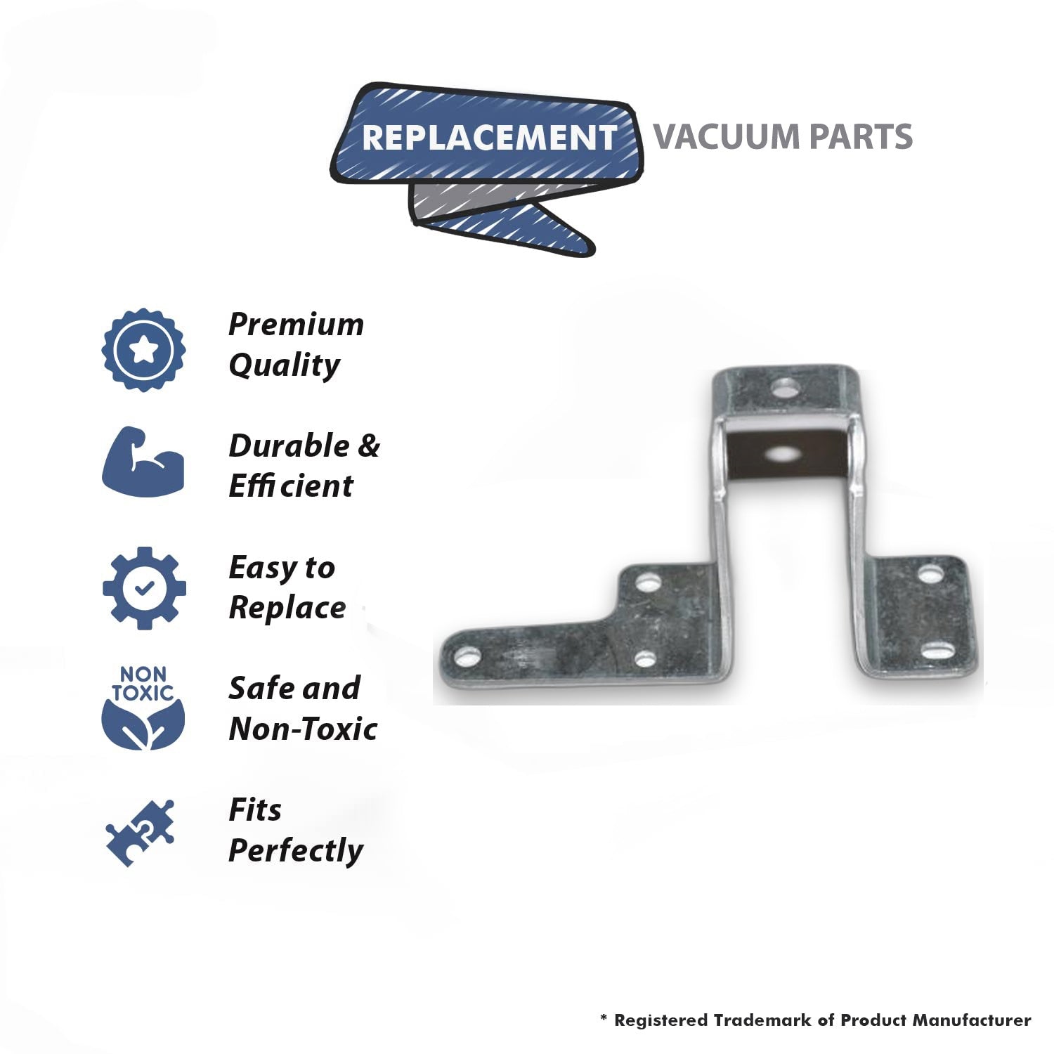 Topvacuumparts Replacement Part For Koblenz U80, U90 Upright Vacuum Cleaner Yoke Support # compare to part 05-4725-7
