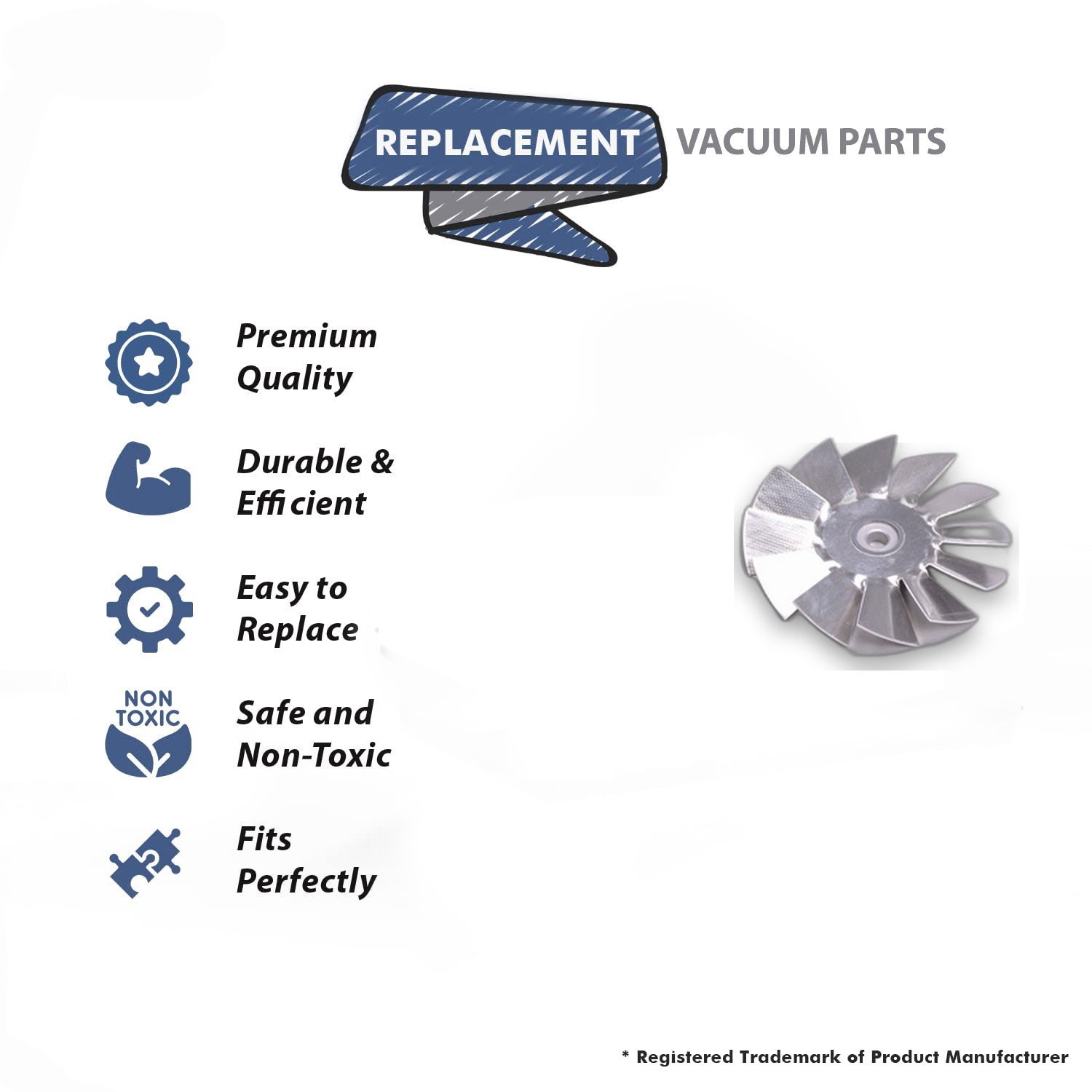 Topvacuumparts Replacement Part for Ametek Lamb Vacuum Cleaner 7.2