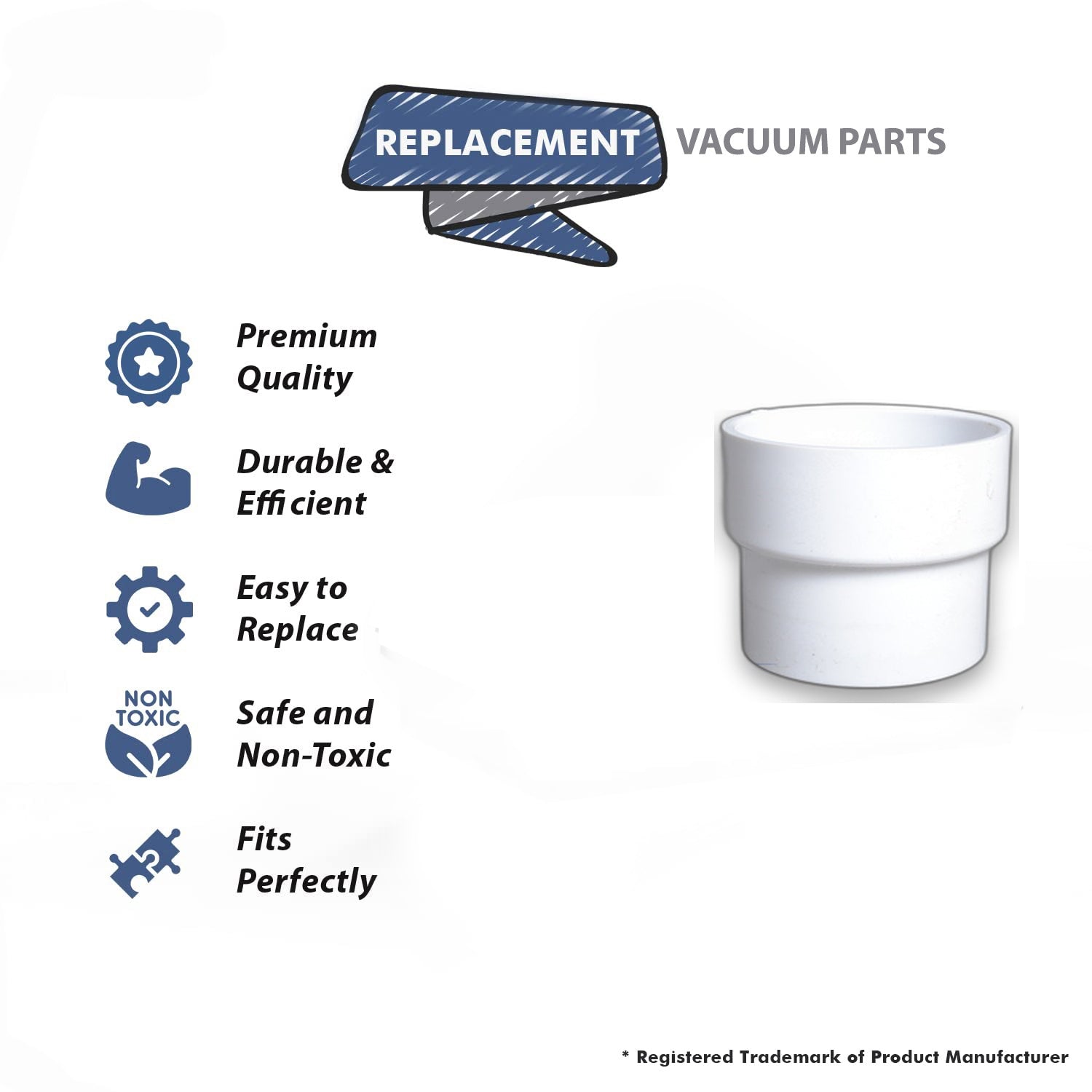 Topvacuumparts Replacement Part For Built-In Vacuum Cleaner 2