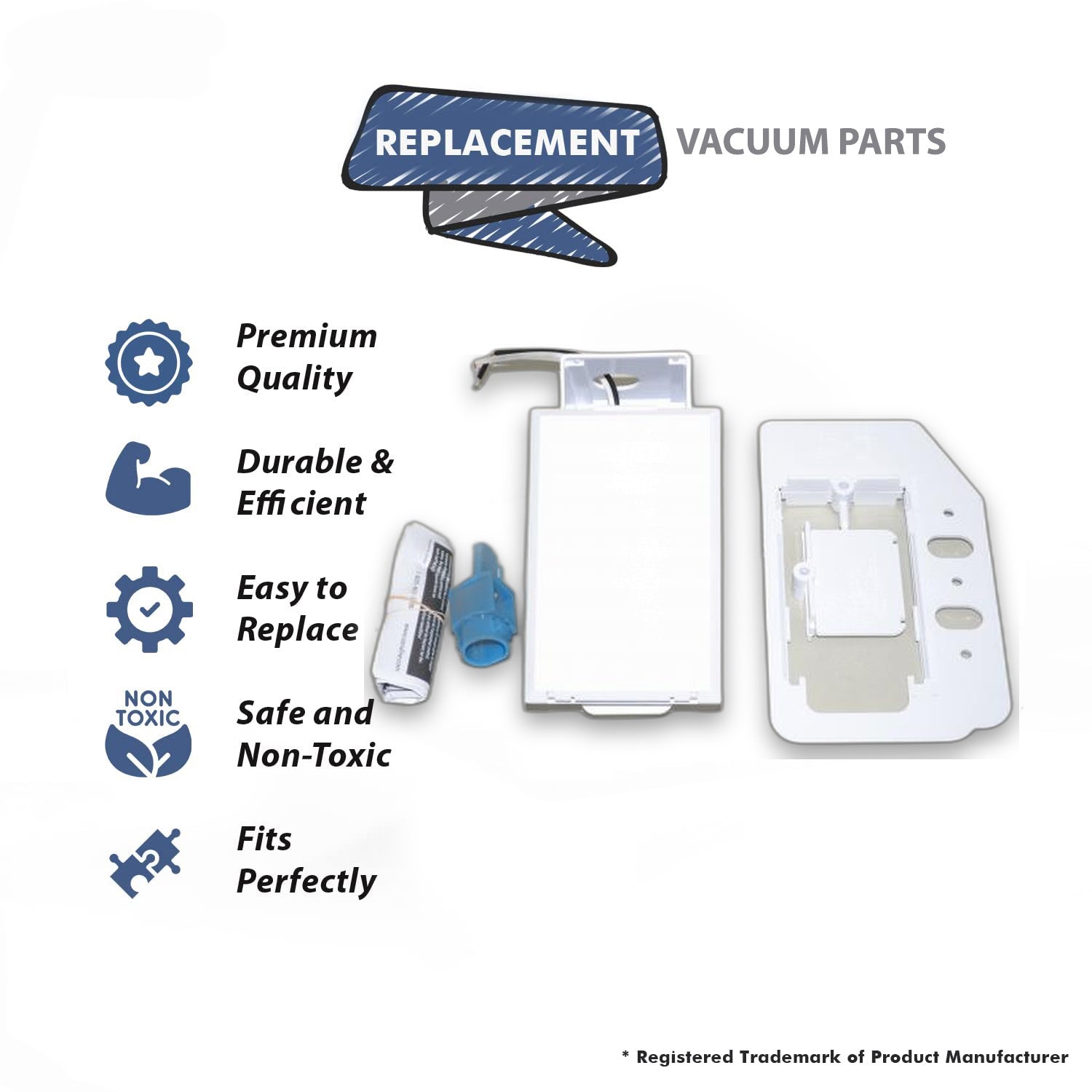 Topvacuumparts Replacement Part For Canplas-Hayden Vacuum Cleaner White Super Valve # compare to part 792090W