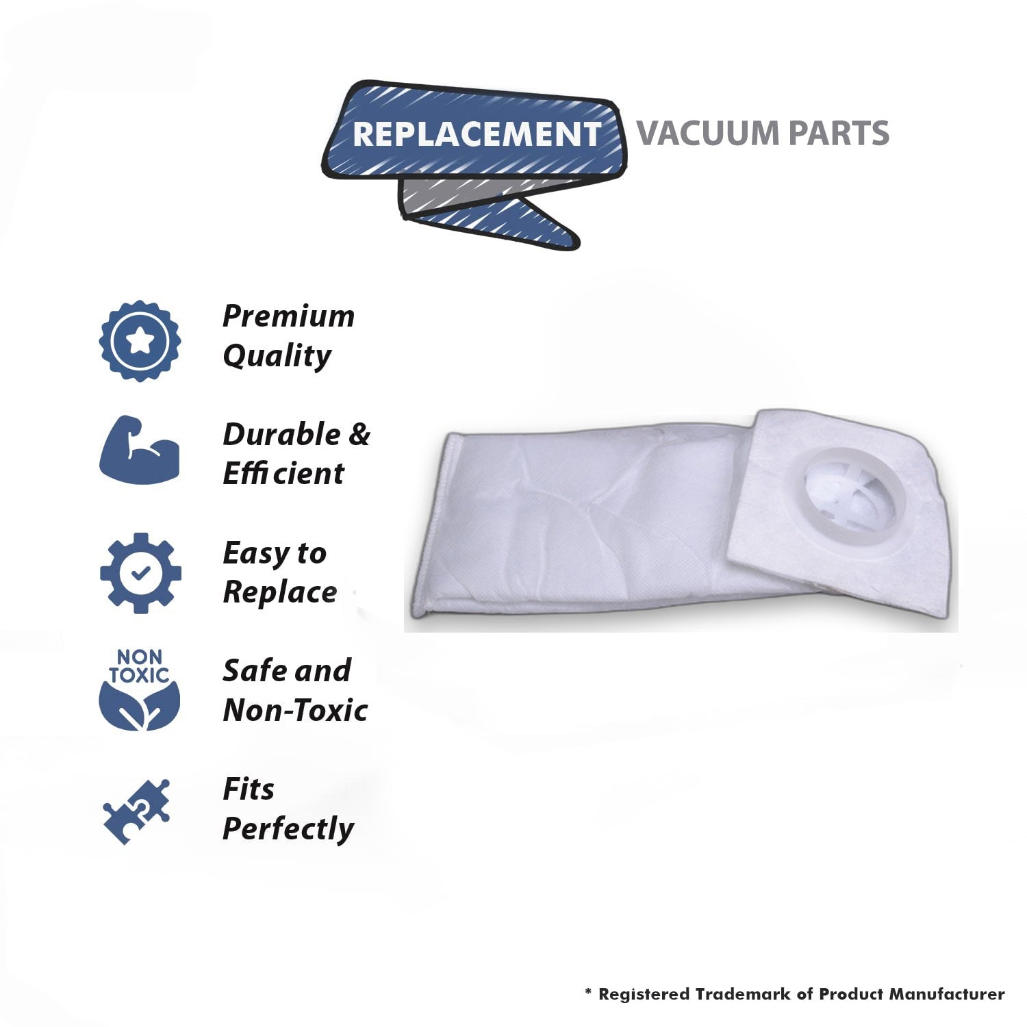Topvacuumparts Replacement Part For Fit All Central Vac Vacuum Cleaner Exhaust Filter # compare to part 06-2305-04