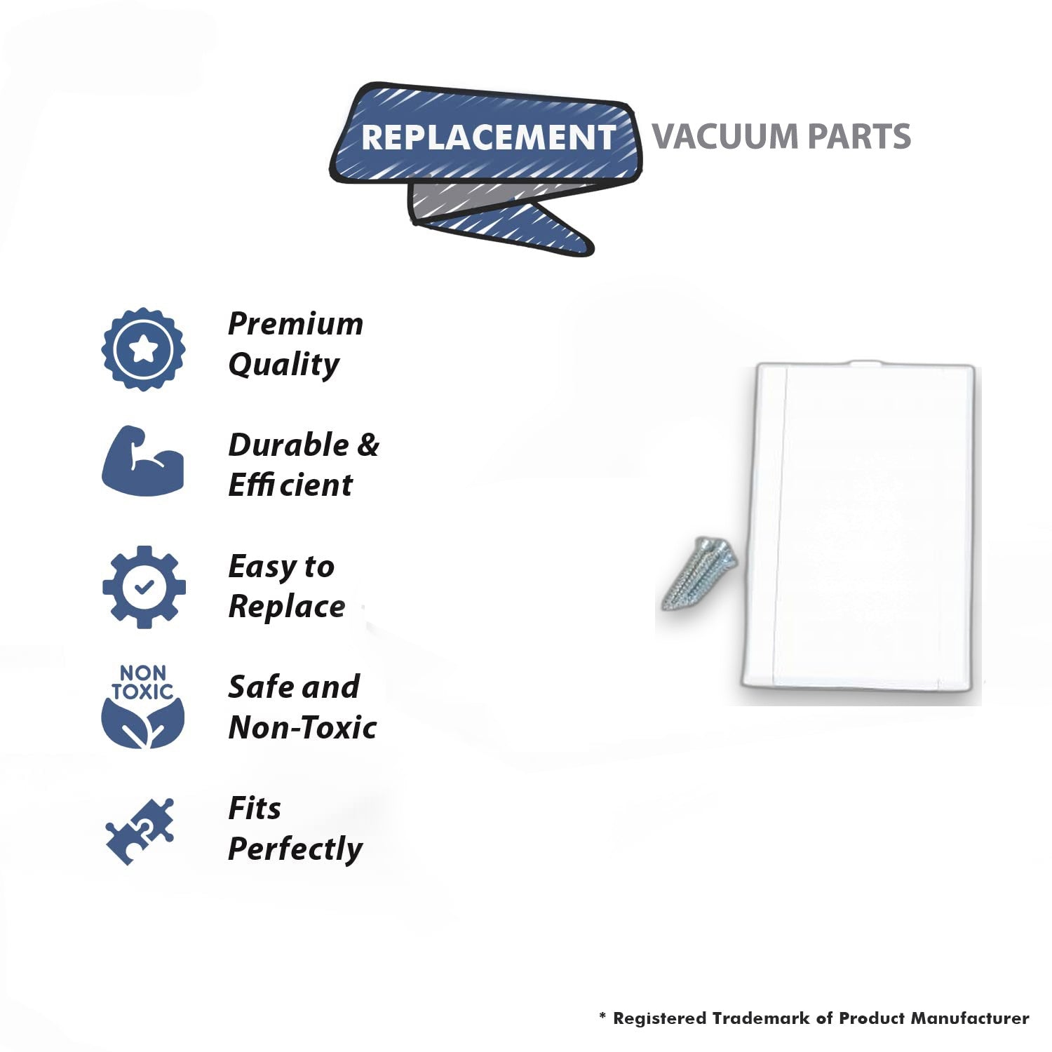 Topvacuumparts Replacement Part For Nutone Central Vacuum Floor Inlet for CV-32964 Models # compare to part 330W