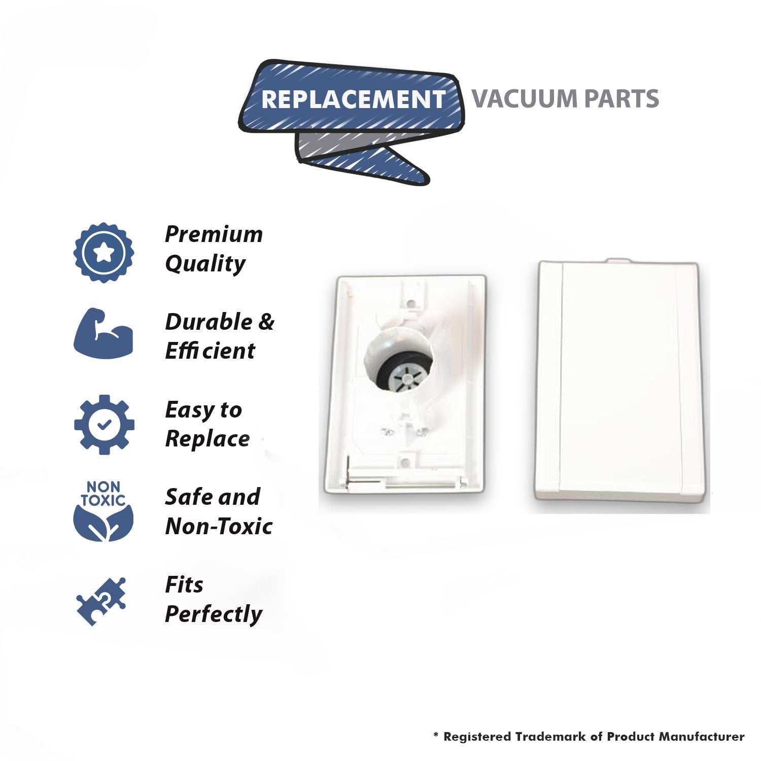 Topvacuumparts Replacement Part For Canplas-Hayden Central Systen Vacuum Cleaner White Electra Valve # compare to part 775850W