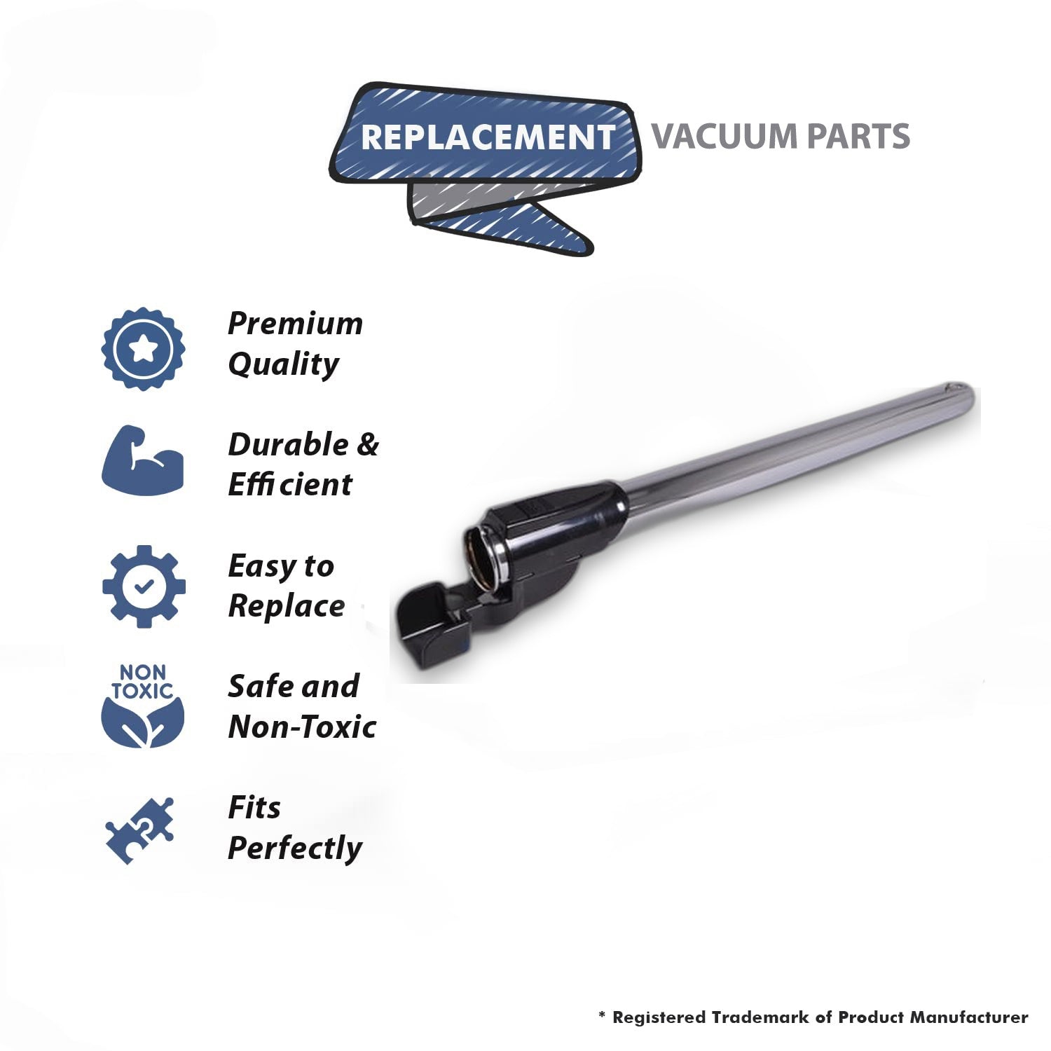 Topvacuumparts Replacement Part For Cen-Tec Flash Pack Vacuuum Cleaner Upper Wand # compare to part 36346