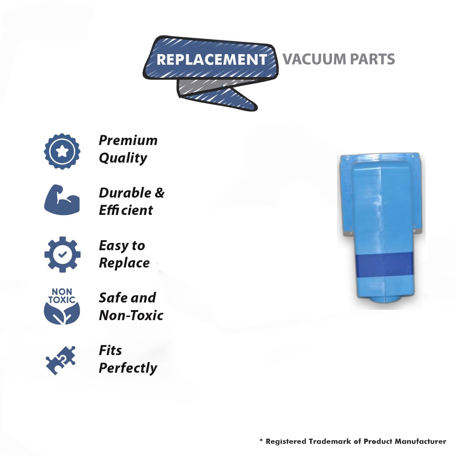Topvacuumparts Replacement Part For Hide-A-Hose Vacuum Concrete Valve Rough In Kit # compare to part HS5000RCW