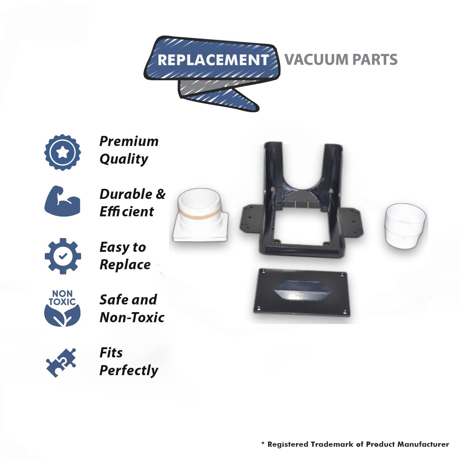 Topvacuumparts Replacement Part For hide-a-hose Vacuum Mini Valve Rough-In Kit # compare to part MINIVALVEROUGHIN