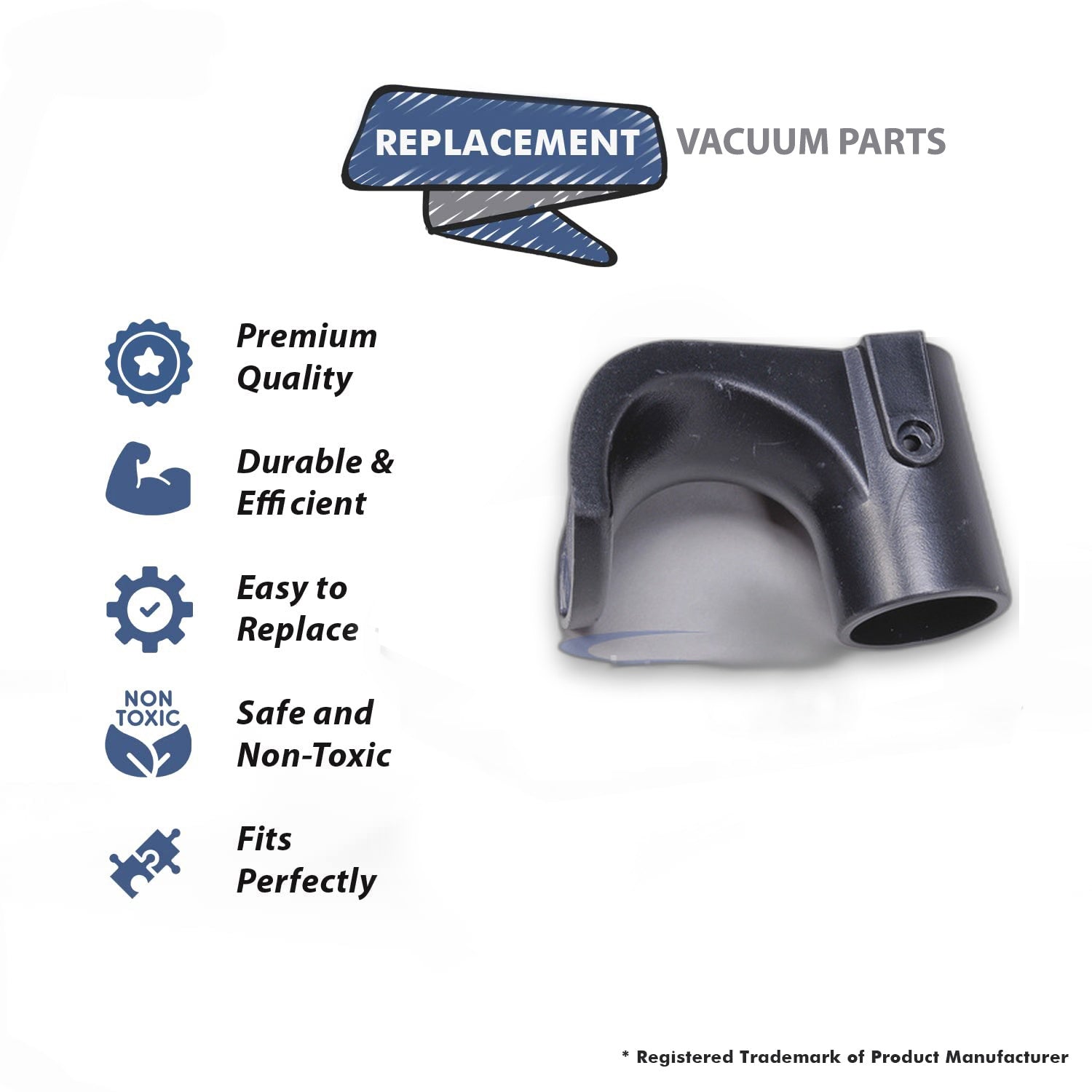 Topvacuumparts Replacement Part For Fuller Brush FBTM-PW Upright Vacuum Cleaner Hose Supporter # compare to part 53.075