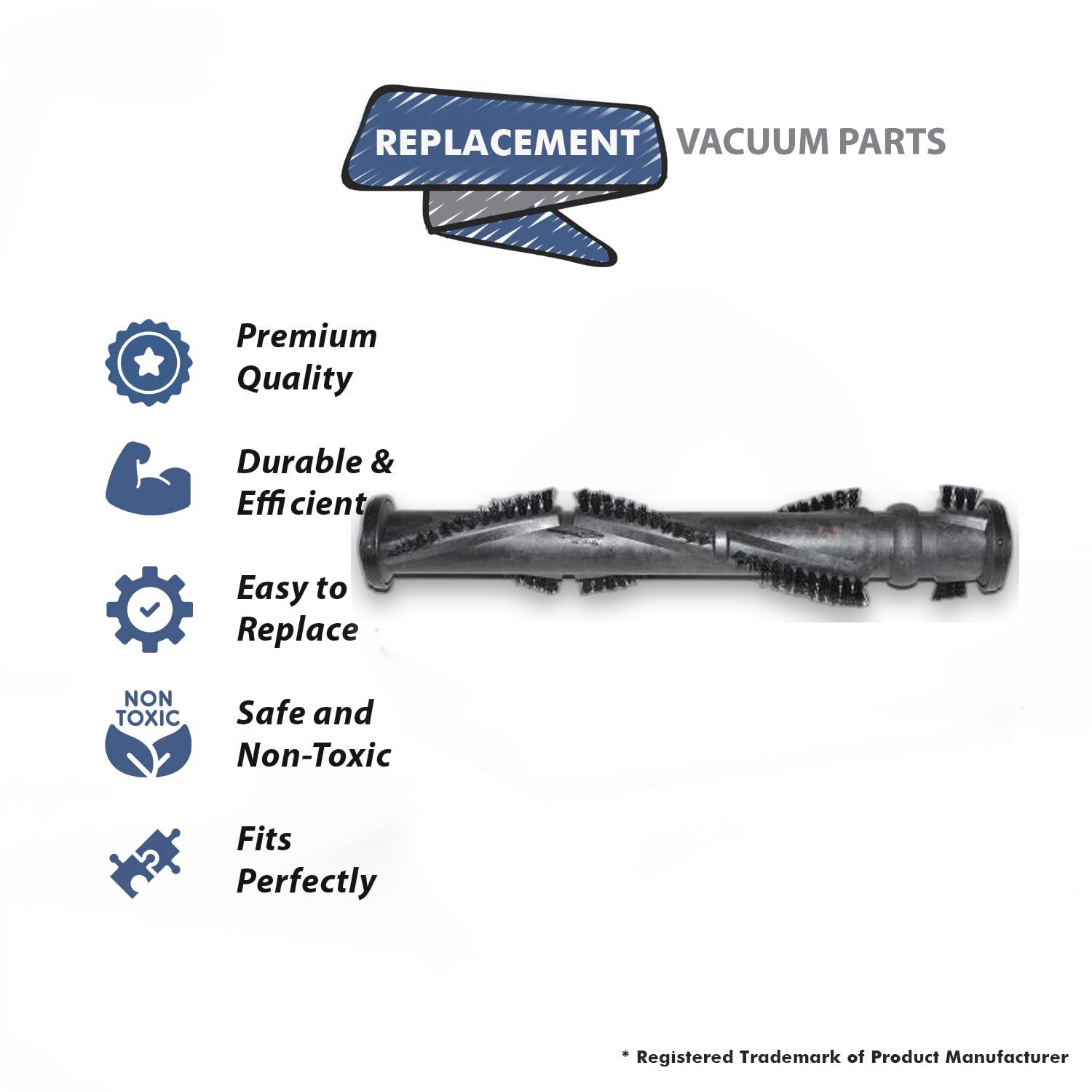 Topvacuumparts Replacement Part for Fuller Brush FBJM Bagless Upright Vacuum Cleaner Brushroll # Compare to Part C283 0019B