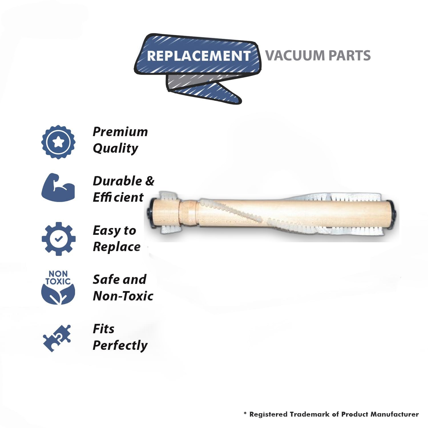 Topvacuumparts Replacement Part For Fuller Brush FB SPDM Speedy Maid Vacuum Cleaner Brushroll # compare to part B012 3000