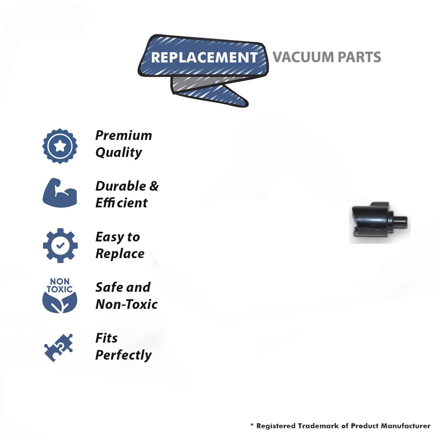 Topvacuumparts Replacement Part For Carpet Pro Cord Hook Holder Cpu2 and Cpu2T Searies Vacuum Models # compare to part 54.05