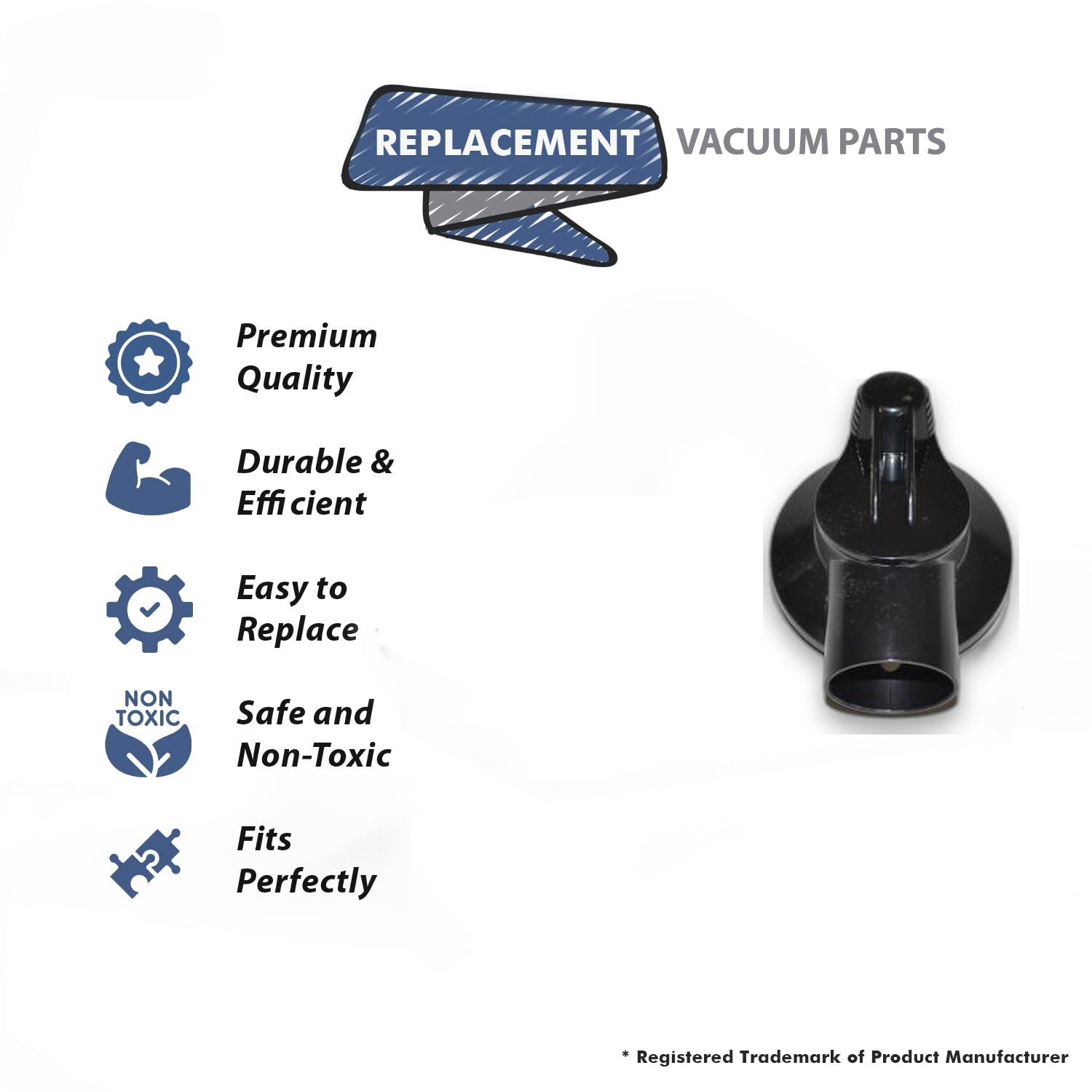 Topvacuumparts Replacement Part For Carpet Pro Suction Inlet Cover Fits CPU2, FBHD1, CPU1, Commercial Vacuum Models # compare to part 54.007