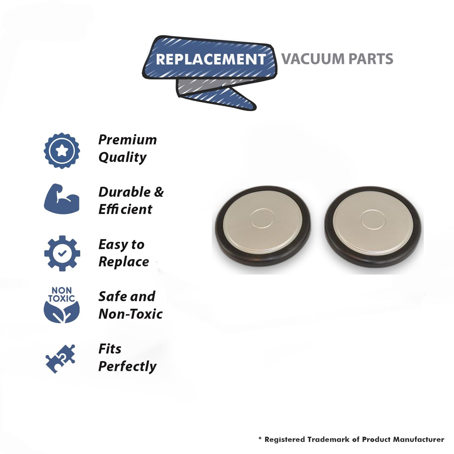 Topvacuumparts Replacement Part For Fuller Brush Home Maid Canister Vacuum Cleaner Rear Wheel # compare to part C288-0008