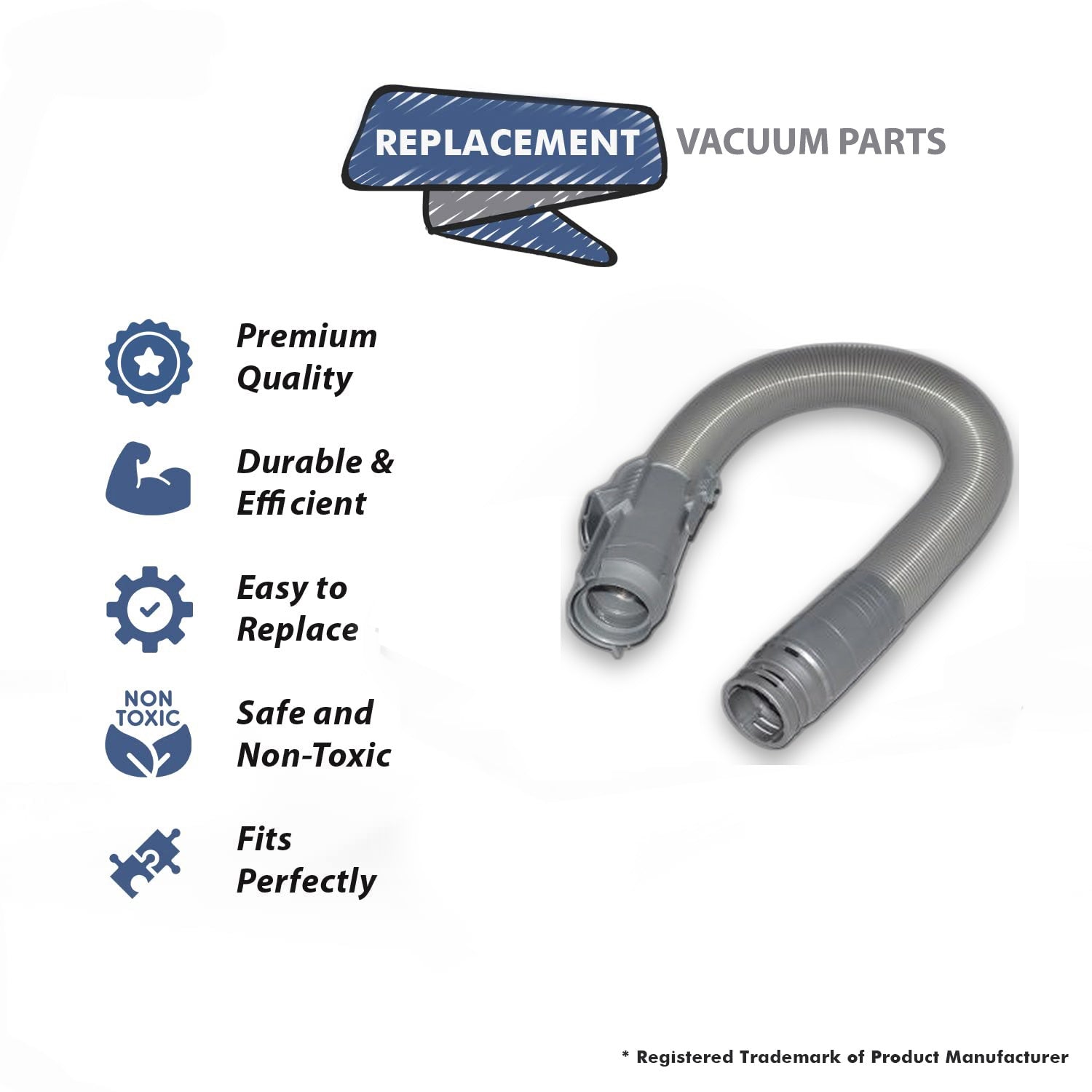 Topvacuumparts Replacement Part For Dyson DC14 908474-01 908474-28 908474-37 Animal Total Vac Hose Assembly # Compare to Part 10-1104-01