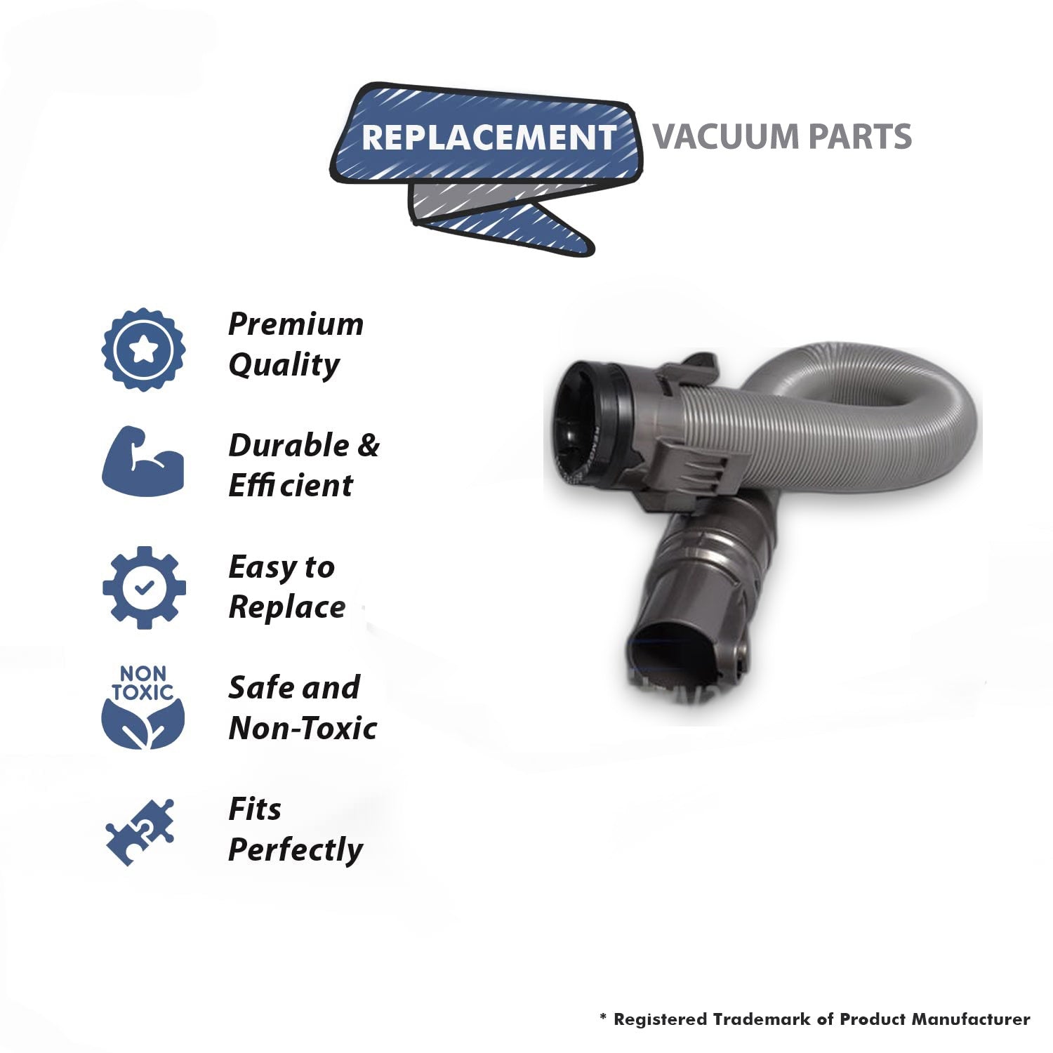 Topvacuumparts Replacement Part For Dyson DS25 Vacuum Cleaner Hose # compare to part 10-1109-25