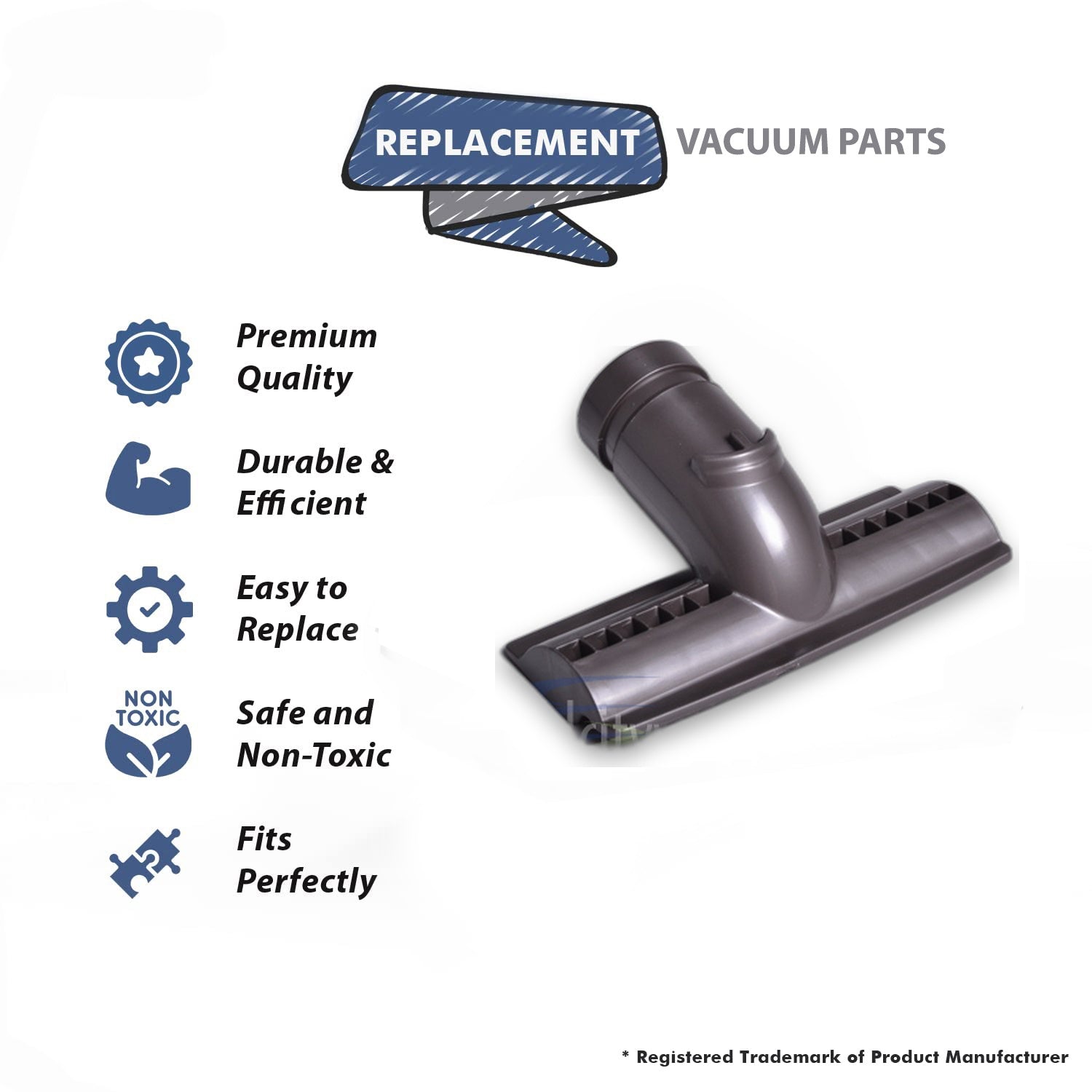 Topvacuumparts Replacement Part For Dyson DC24, DC25, DC27, DC33 Bagless Upright Vacuum Cleaner Stair Tool # compare to part 10-1705-29