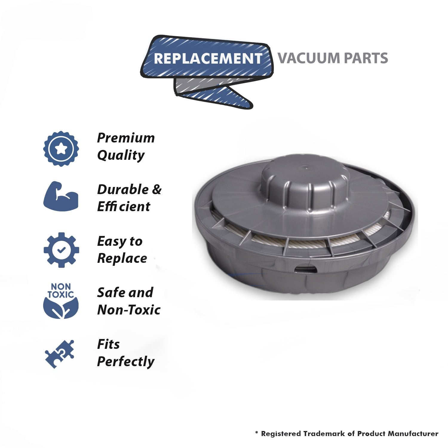 Topvacuumparts Replacement Part For Dyson DC15 Bagless Upright Vacuum Cleaner Filter # Compare To Part 10-2327-02