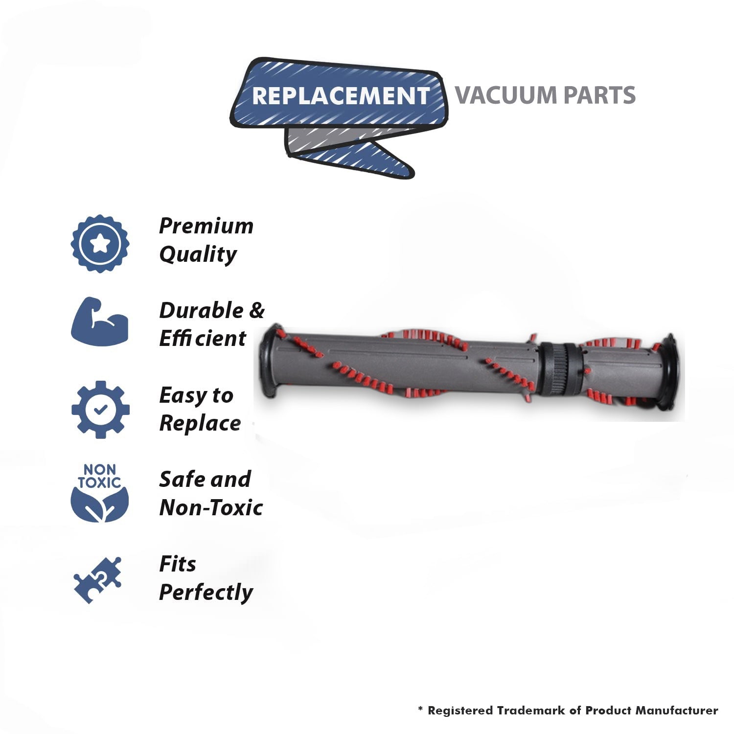 Topvacuumparts Replacement Brushroll for Dyson DC17 Animal Vacuum Cleaner # Compare To Part 10-3404-08
