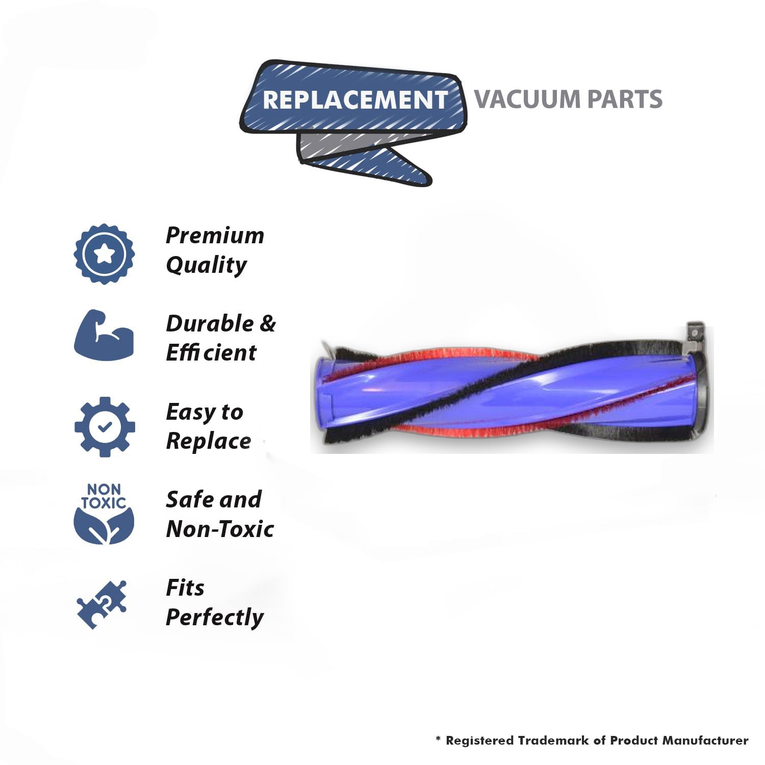 Topvacuumparts Replacement Part For Dyson Brush Roll Fits Animal Bagless Upright Dc50 Models # compare to part 10-3425-09