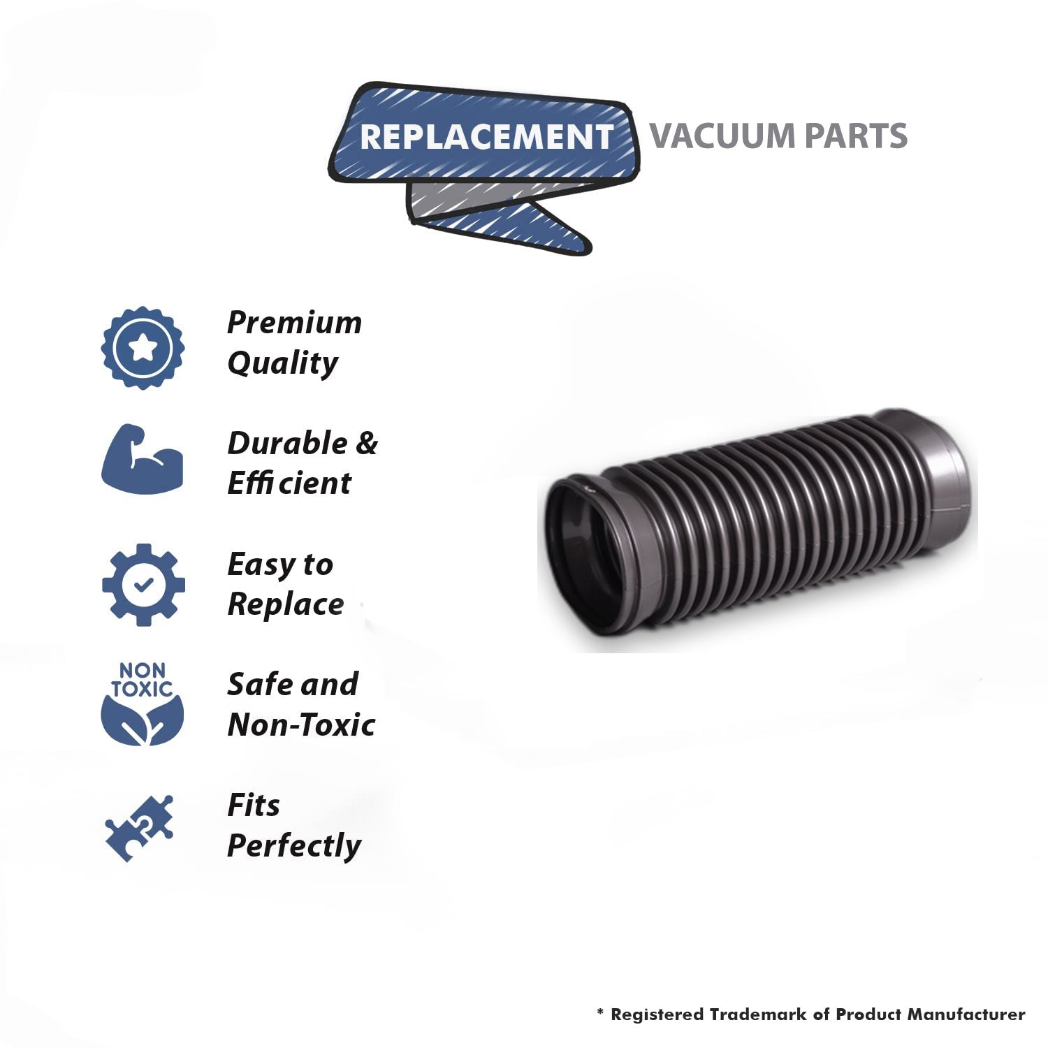Topvacuumparts Replacement Part For Dyson DC25 Vacuum Cleaner Hose # Compare To Part 10-6202-22