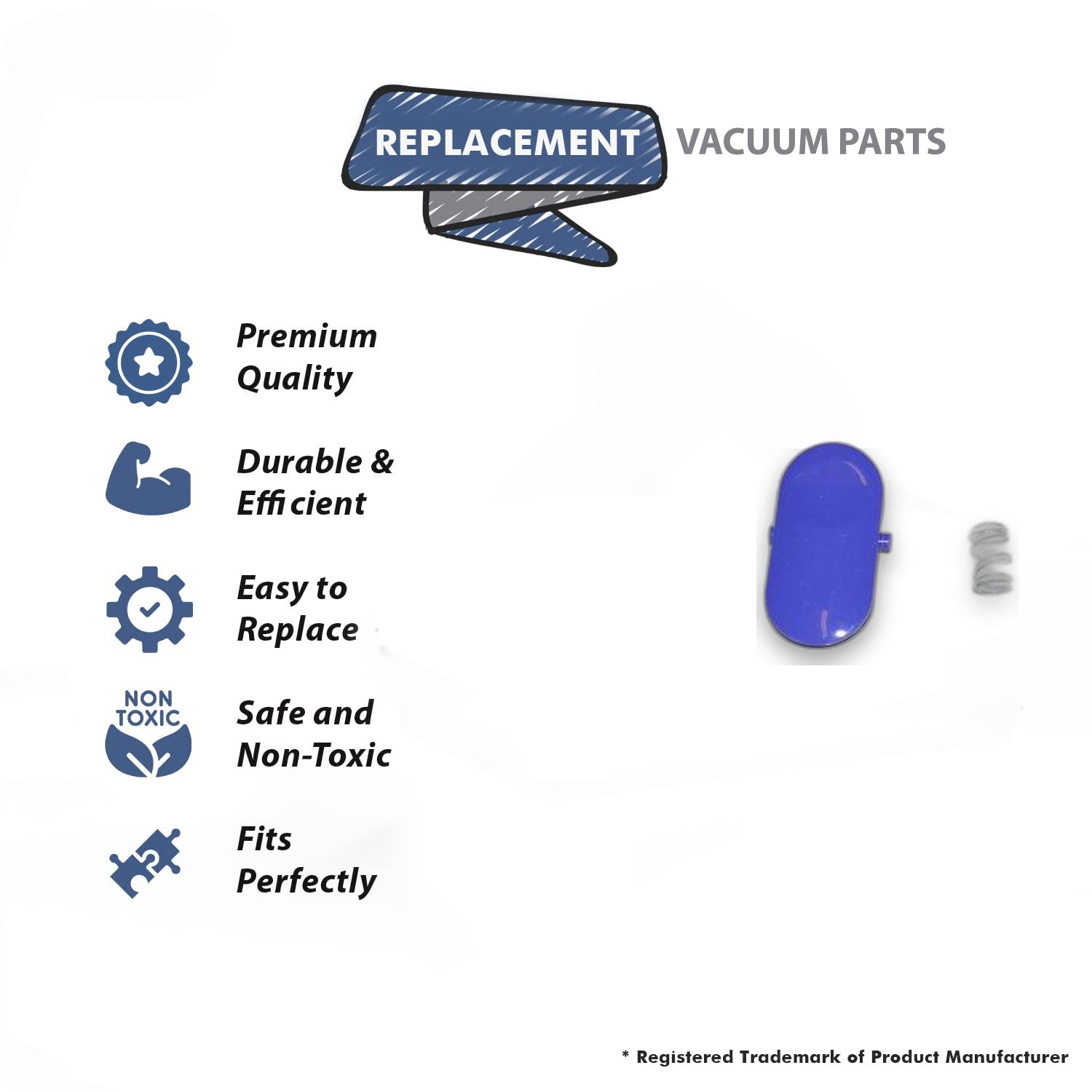 Topvacuumparts Replacement Part For Dyson DC30,31,34,35,44 Vacuum Cleaner Catch W/Spring