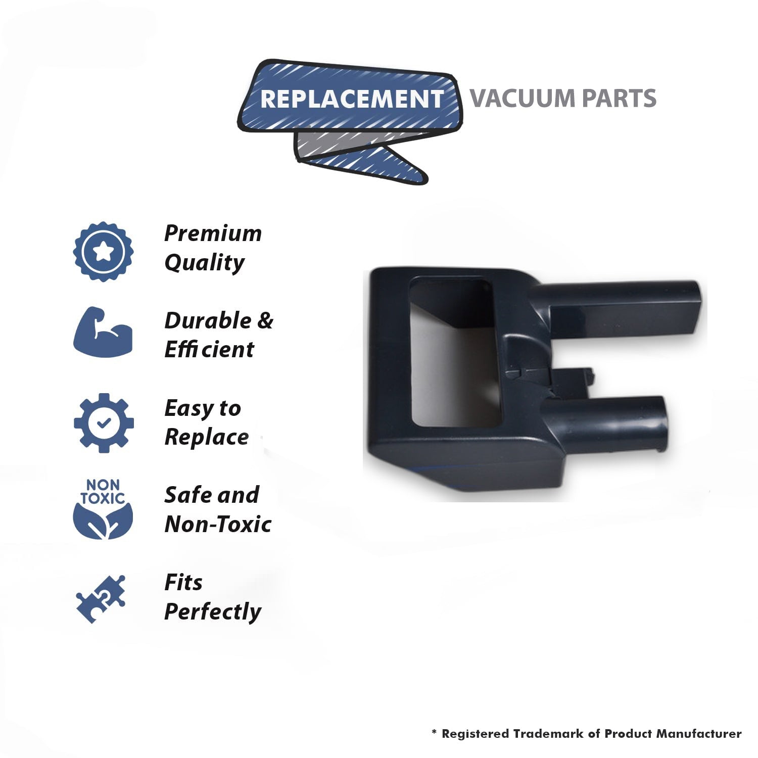 Topvacuumparts Replacement Part For Proteam, ProForce 1500, 1200 Vacuum Cleaner Black Carry Handle # compare to part 104265