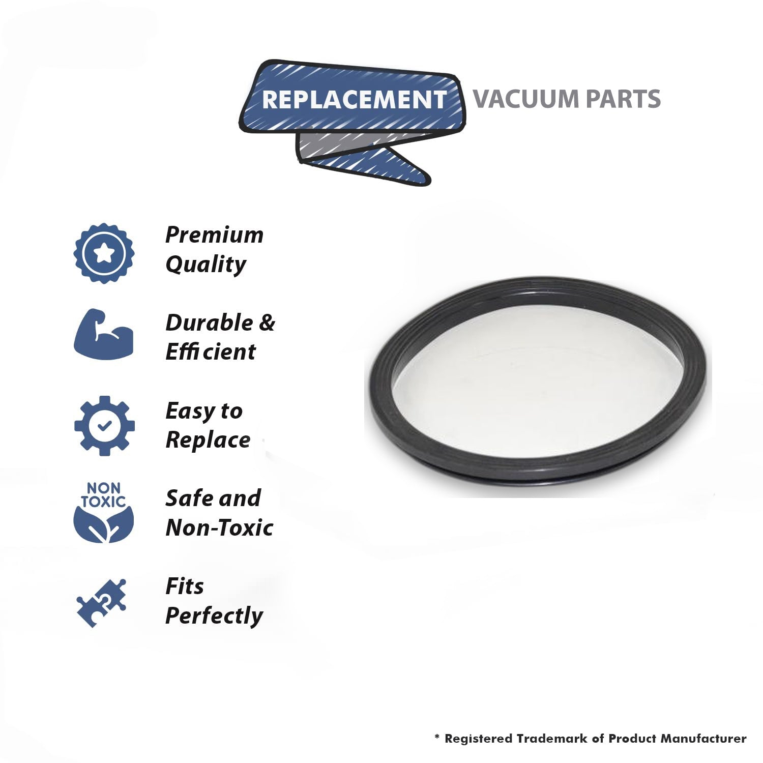 Topvacuumparts Replacement Part For Proteam Super Coach Vacuum Cleaner Twist Cap Gasket # compare to part 104998