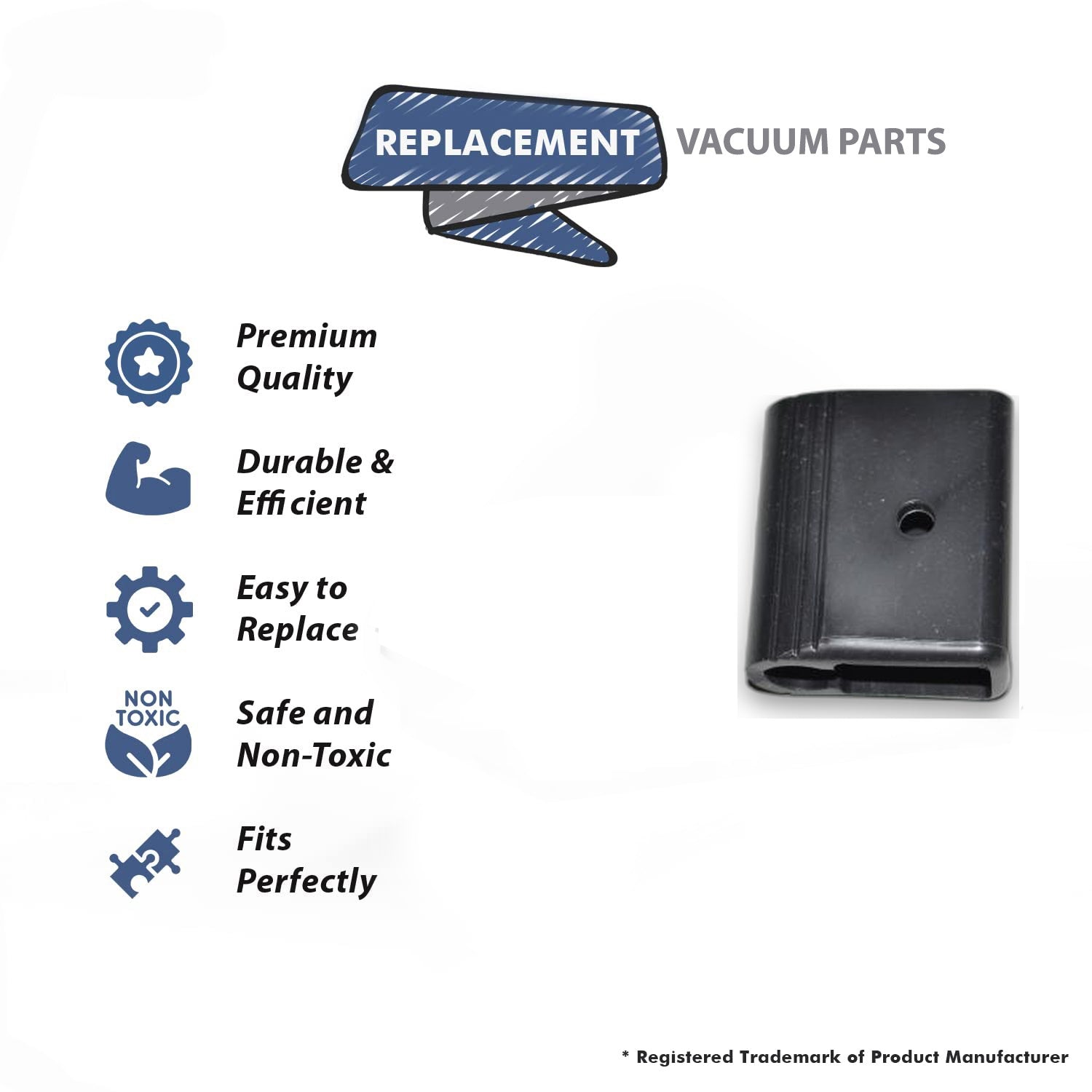Topvacuumparts Replacement Part For Proteam Vacuum Strain Relief for Fit Model 1500, 1200XP Super Coach Pro 10# compare to part 105091