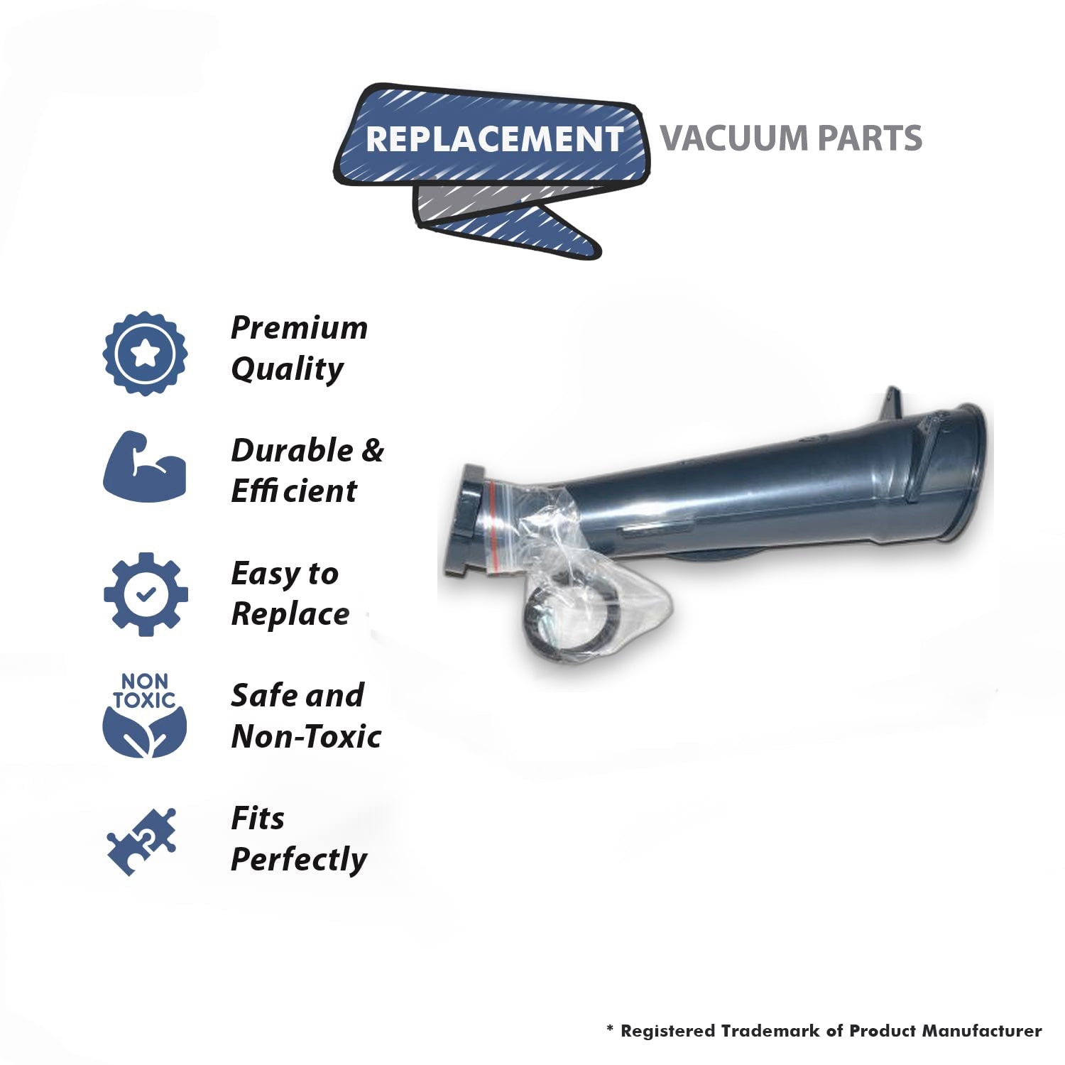 Topvacuumparts Replacement For Proteam Vacuum Air Duct Kit Fit Model 15XP, 1500, 1500XP, 1200XP, 1500XP Hepa, 1200XP Hepa # compare to part 105489