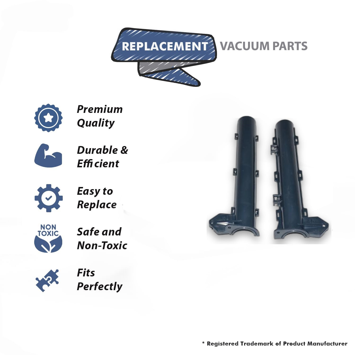 Topvacuumparts Replacement For Proteam Vacuum Wand Kit w/Switch & Holder Fit Model 1200XP, 1500XP, 1500XP HEPA, LV1, LV100# compare to part 105490