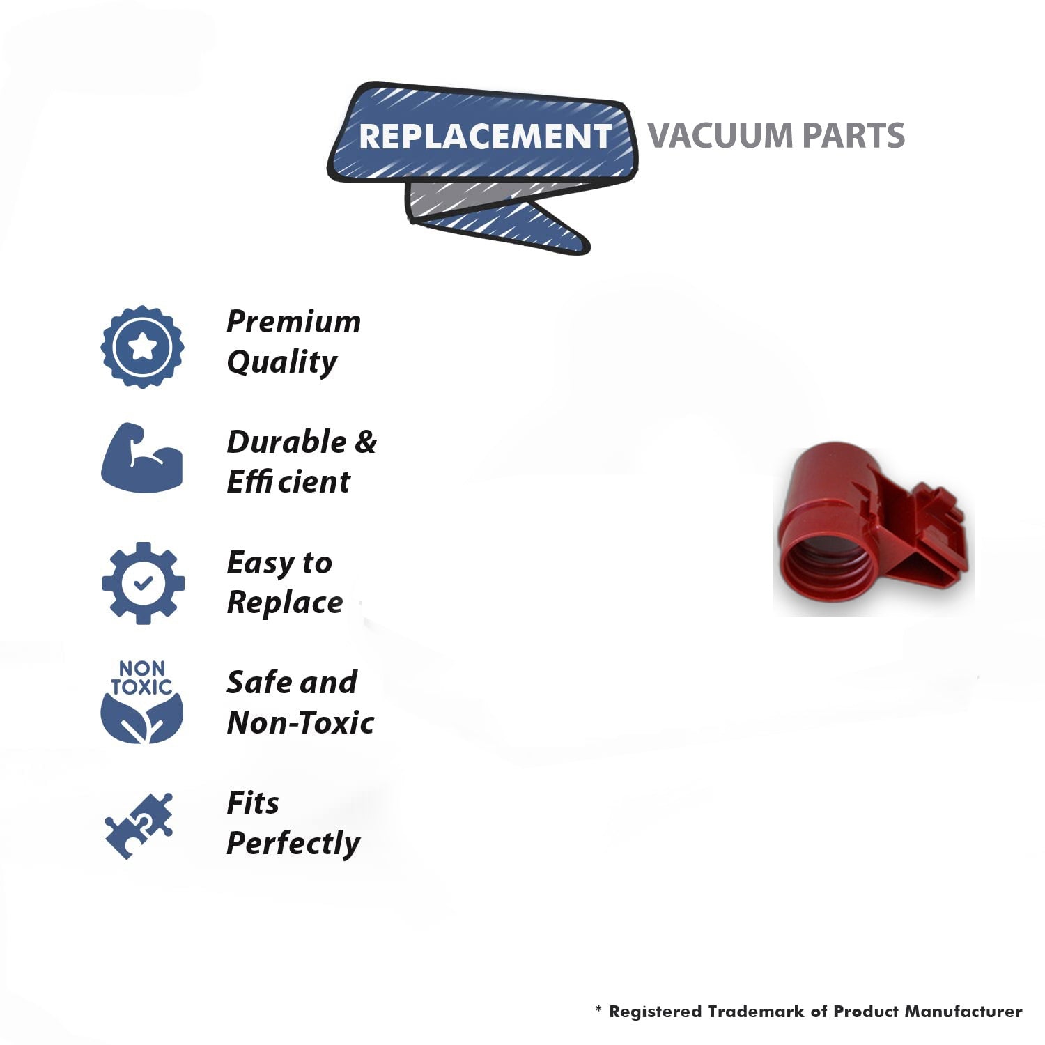 Topvacuumparts Replacement Part For Hoover Upright Vacuum Cleaner Lower Hose Holder # compare to part 11041030