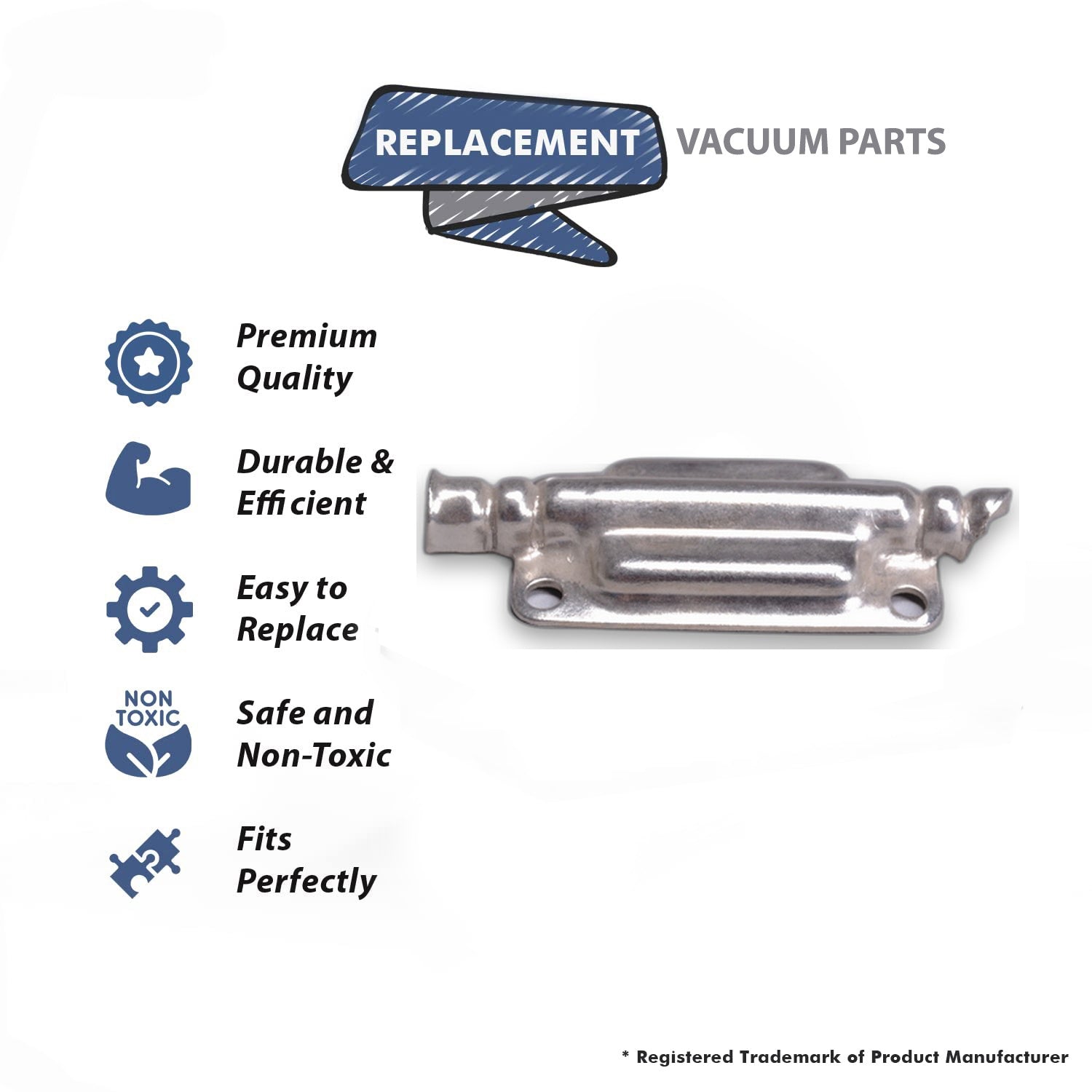 Topvacuumparts Replacement Part For Ametek Vacuum Cleaner Connection Side Plate # compare to part 1183749000