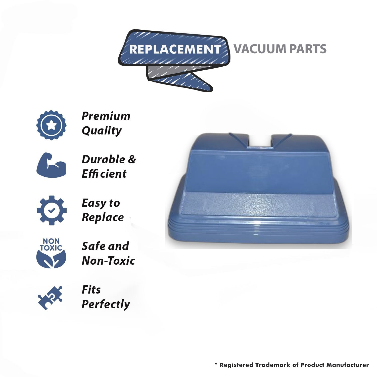 Topvacuumparts Replacement Part For Koblenz P820 Vacuum Cleaner Shampooer Blue Cover # compare to part 13-2586-9