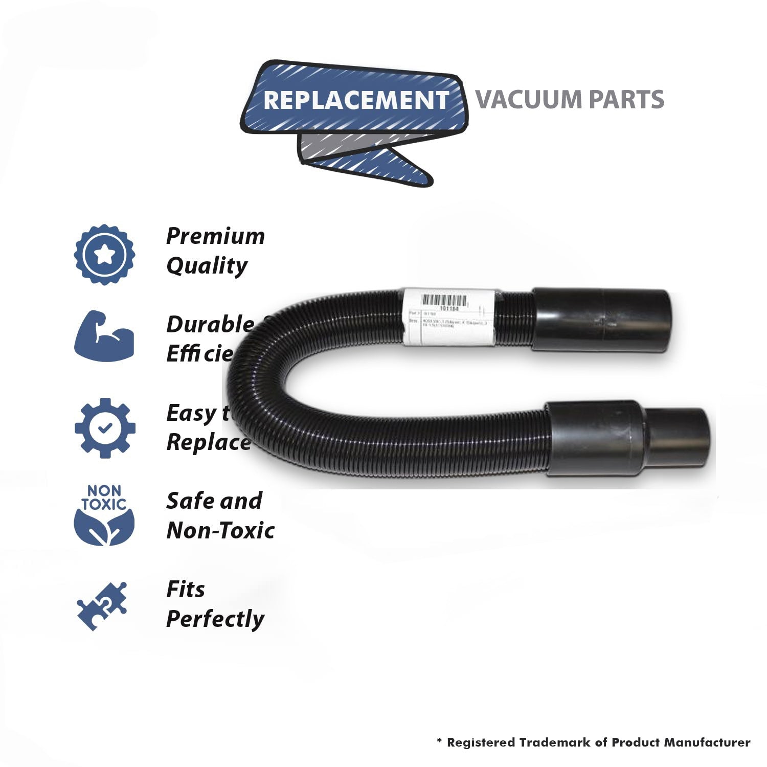 Topvacuumparts Replacement Part For Proteam Tail Vac Vacuum Cleaner 1 1/4 Hose Assembly # Compare to Part 101184