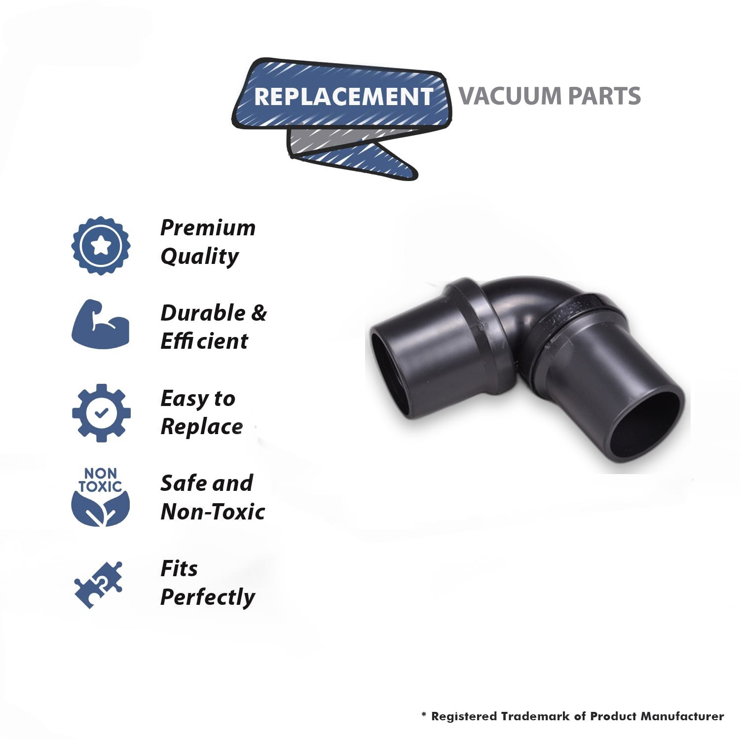 Topvacuumparts Replacement Part For Proteam, Gocart Vac Vacuum Cleaner 1-1/4