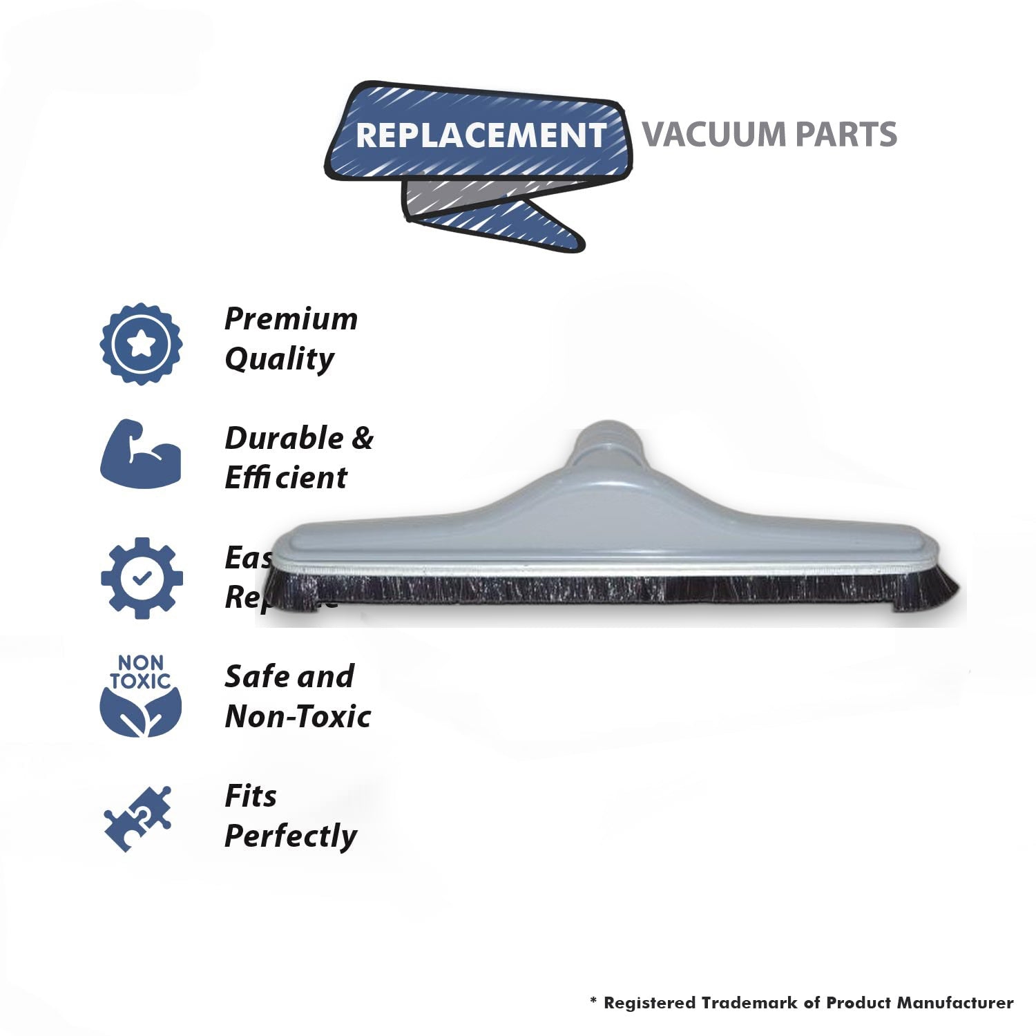 Topvacuumparts Replacement Part For Fit All Commercial Vacuum Cleaner 1 1/2